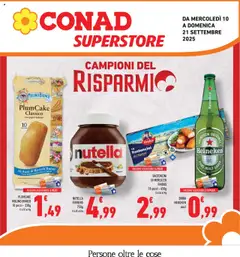 Anteprima del volantino Conad Superstore Lazio catalogo valido a partire dal 10.09.2025