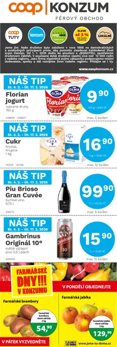 Náhled letáku Konzum leták od 04.02.2026