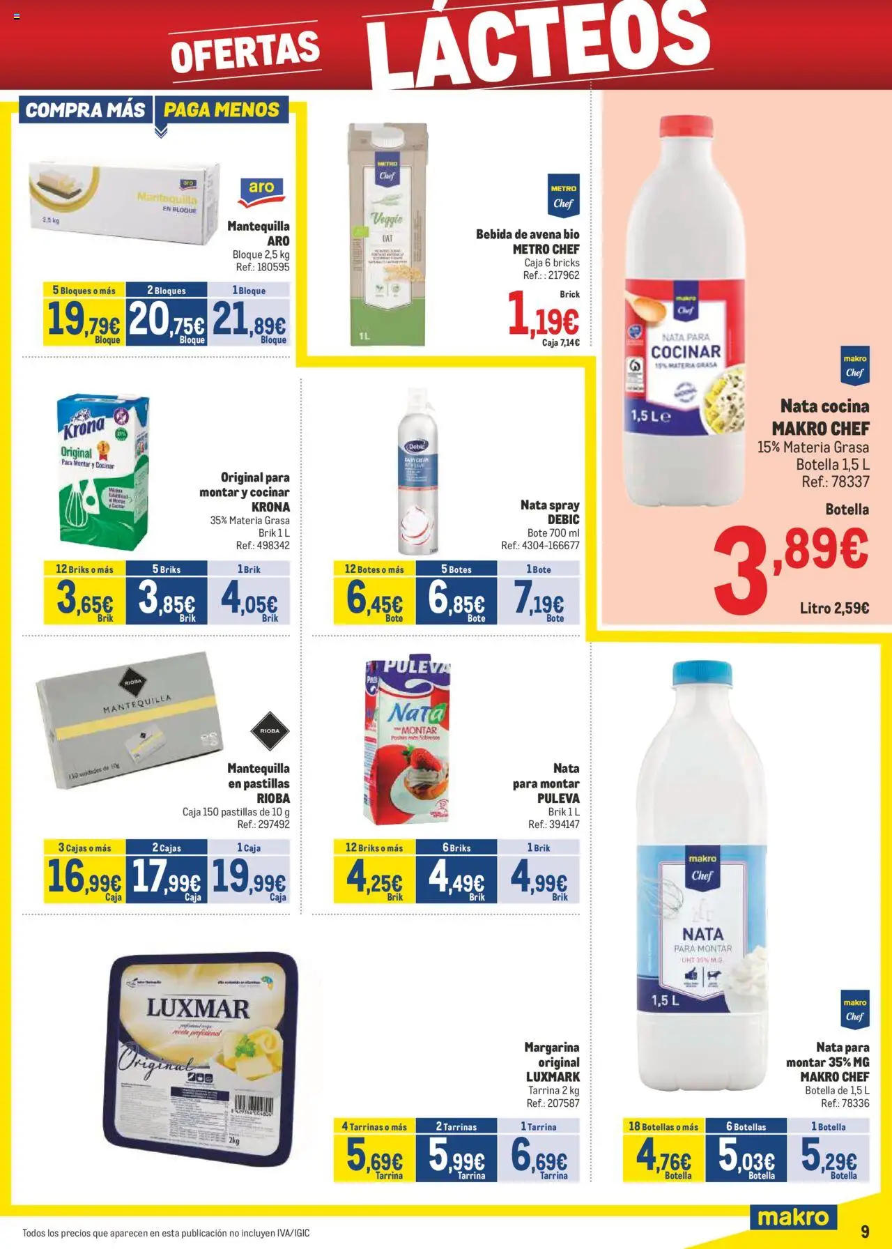 Makro - Precios Centro │ válido desde el 04.08.2025 | Página: 9 | Productos: Πιατοθήκη, Margarina, Cocina, Συσκευή ροής
