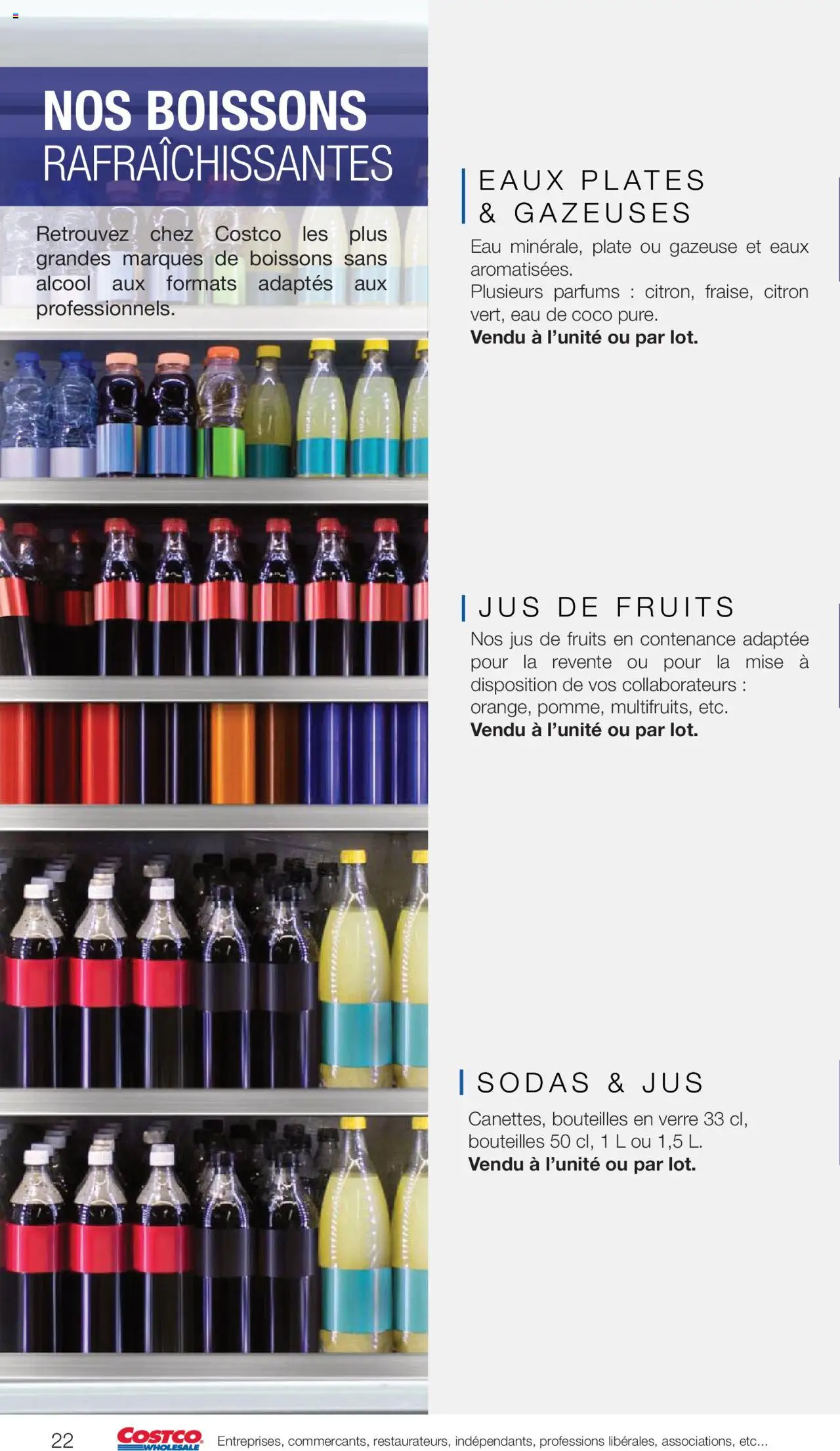  | Page: 22 | Produits: Sodas, Citron, Eau de coco, Jus