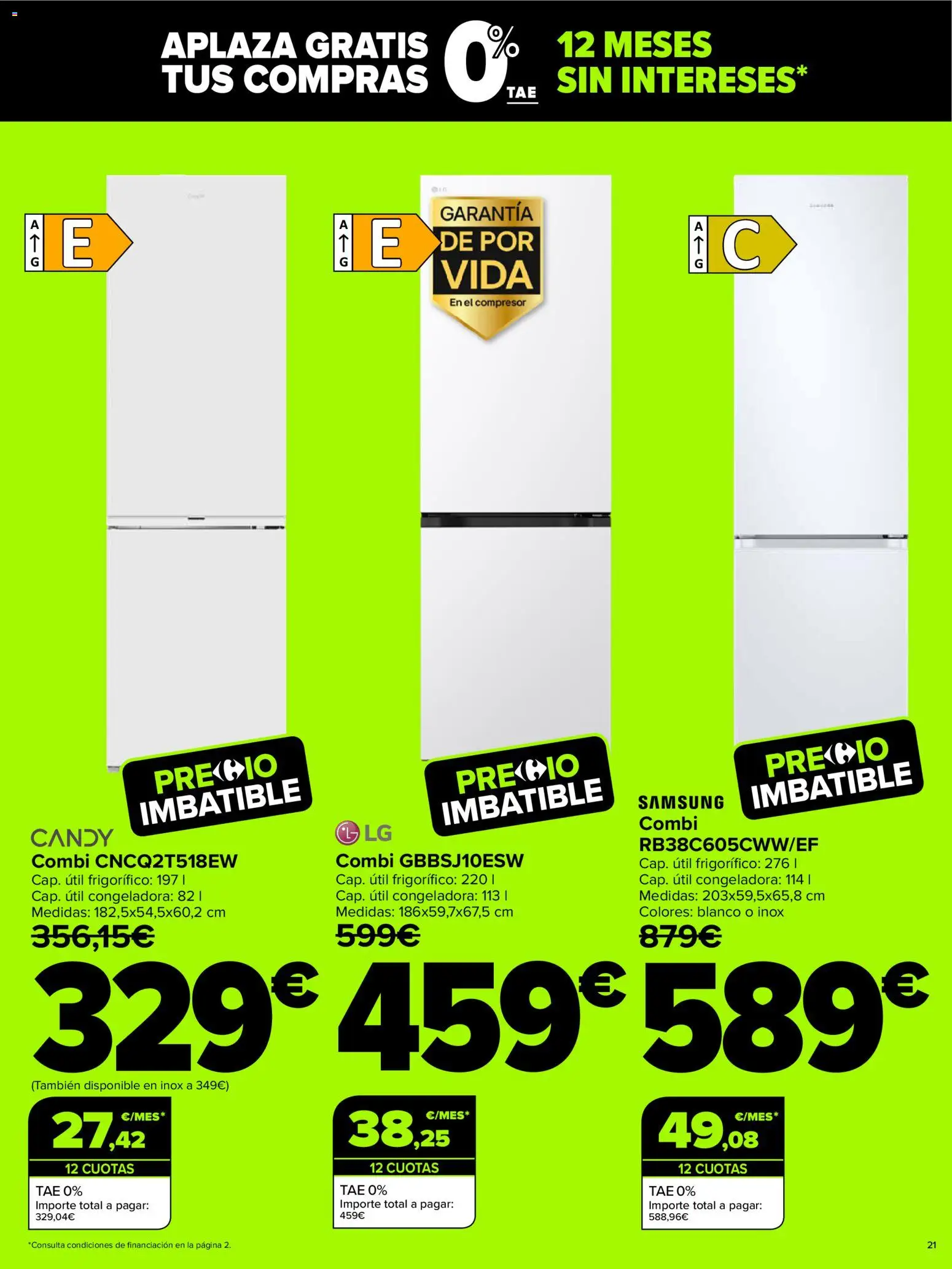 Carrefour Cyber Week │ válido desde el 02.12.2025 | Página: 21 | Productos: Combi