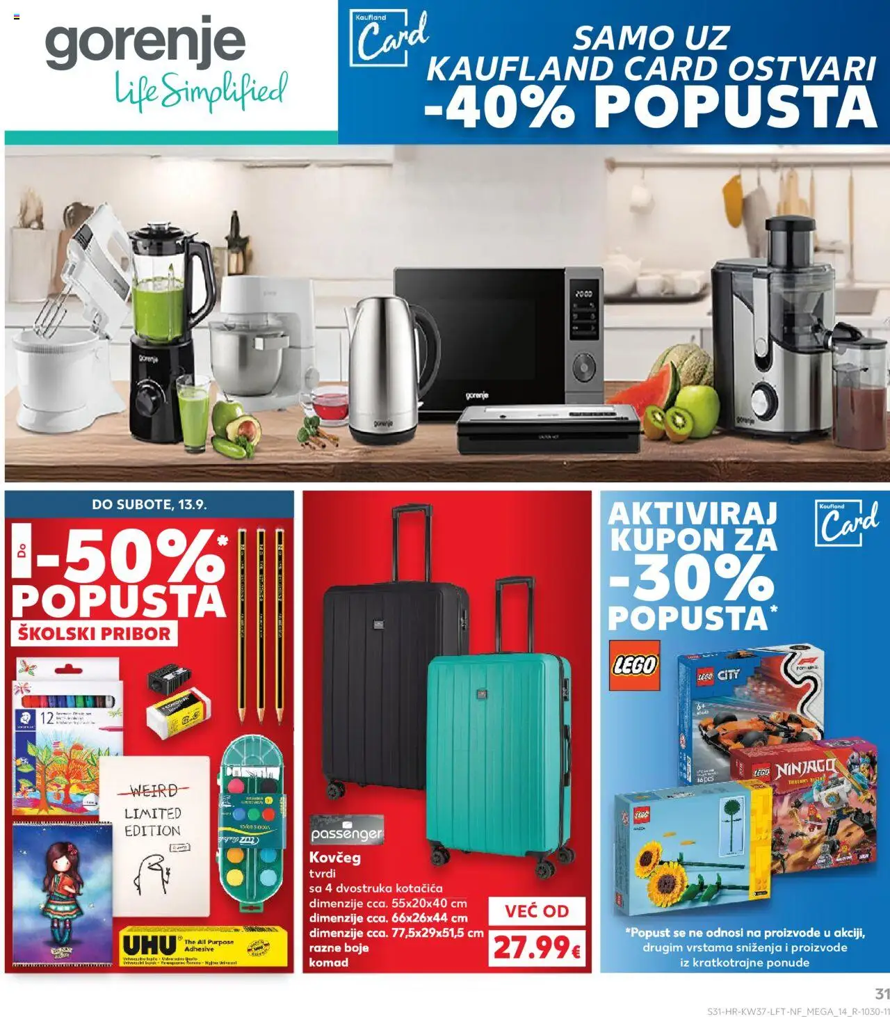 Kaufland katalog | vrijedi od 10.09.2025 | Stranica: 31 | Proizvodi: Lego