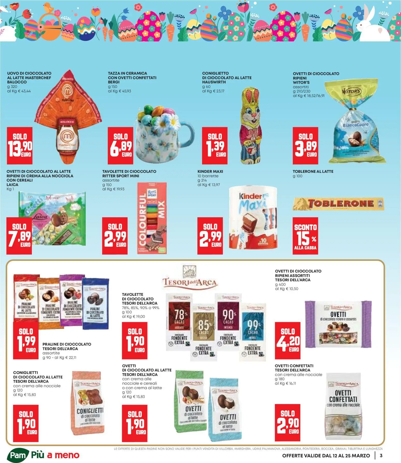 Volantino Panorama del 12.03.2026 | Pagina: 3 | Prodotti: Crema, Cioccolato, Nocciole, Cacao