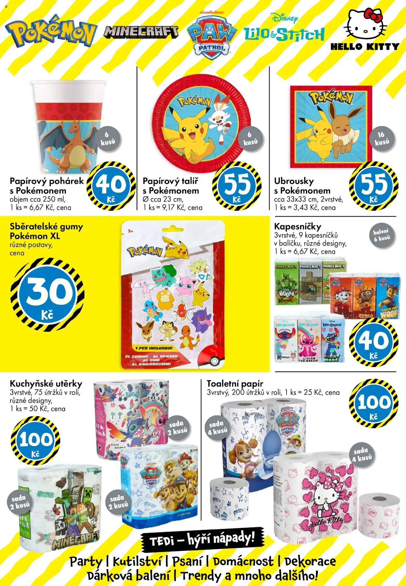 TEDi leták od 12.12.2025 | Strana: 17 | Produkty: Utěrky, Toaletní papír, Dekorace, Stitch
