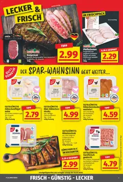 NP Discount Prospekt 	 ab 23.02.2026 gültig | Seite: 3 | Produkte: Rumpsteak, Hahnchen, Schweinerucken, Hackfleisch