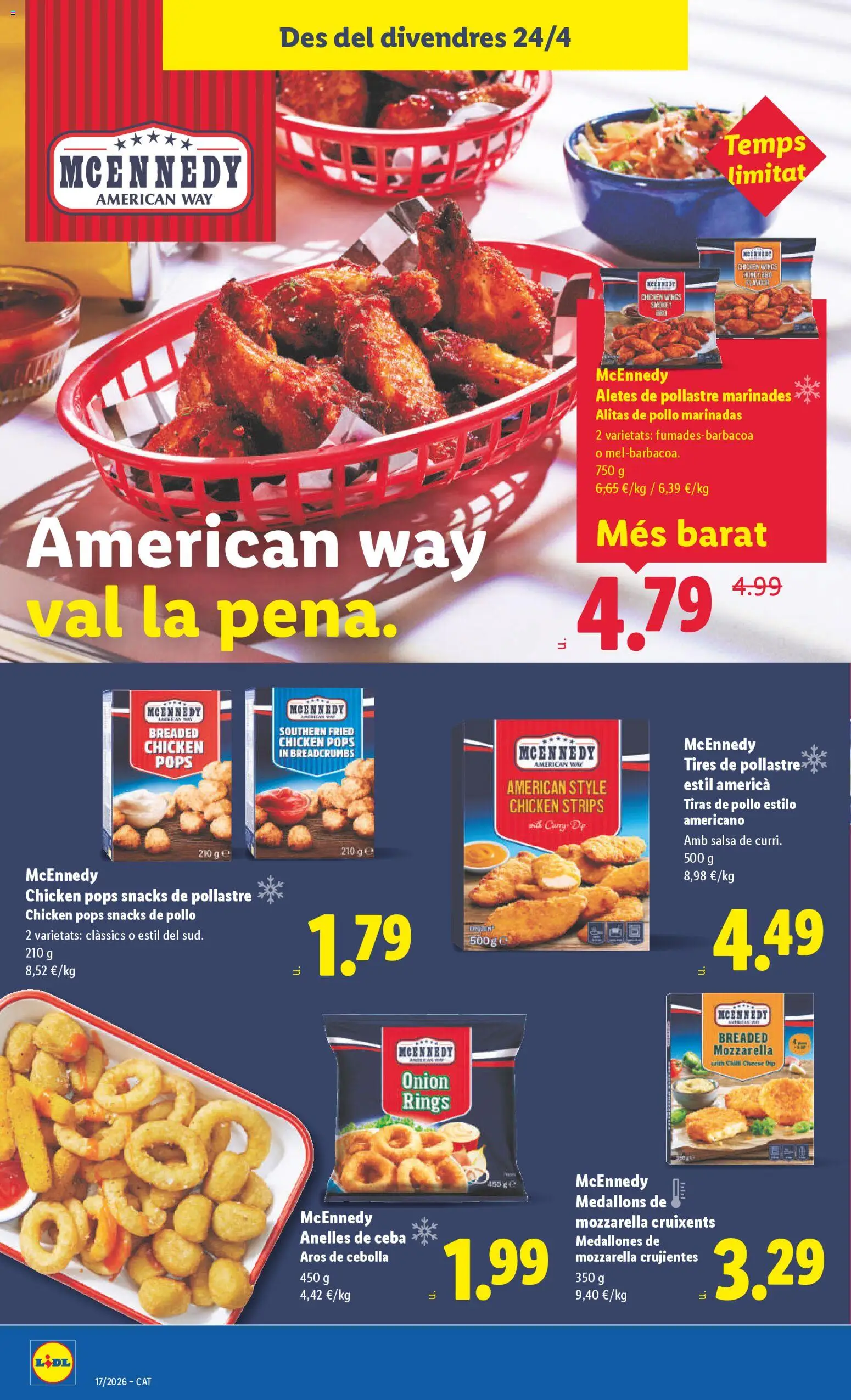 Lidl folleto │ válido desde el 20.04.2026 | Página: 28 | Productos: Medallones, Παγωμένο τσάι