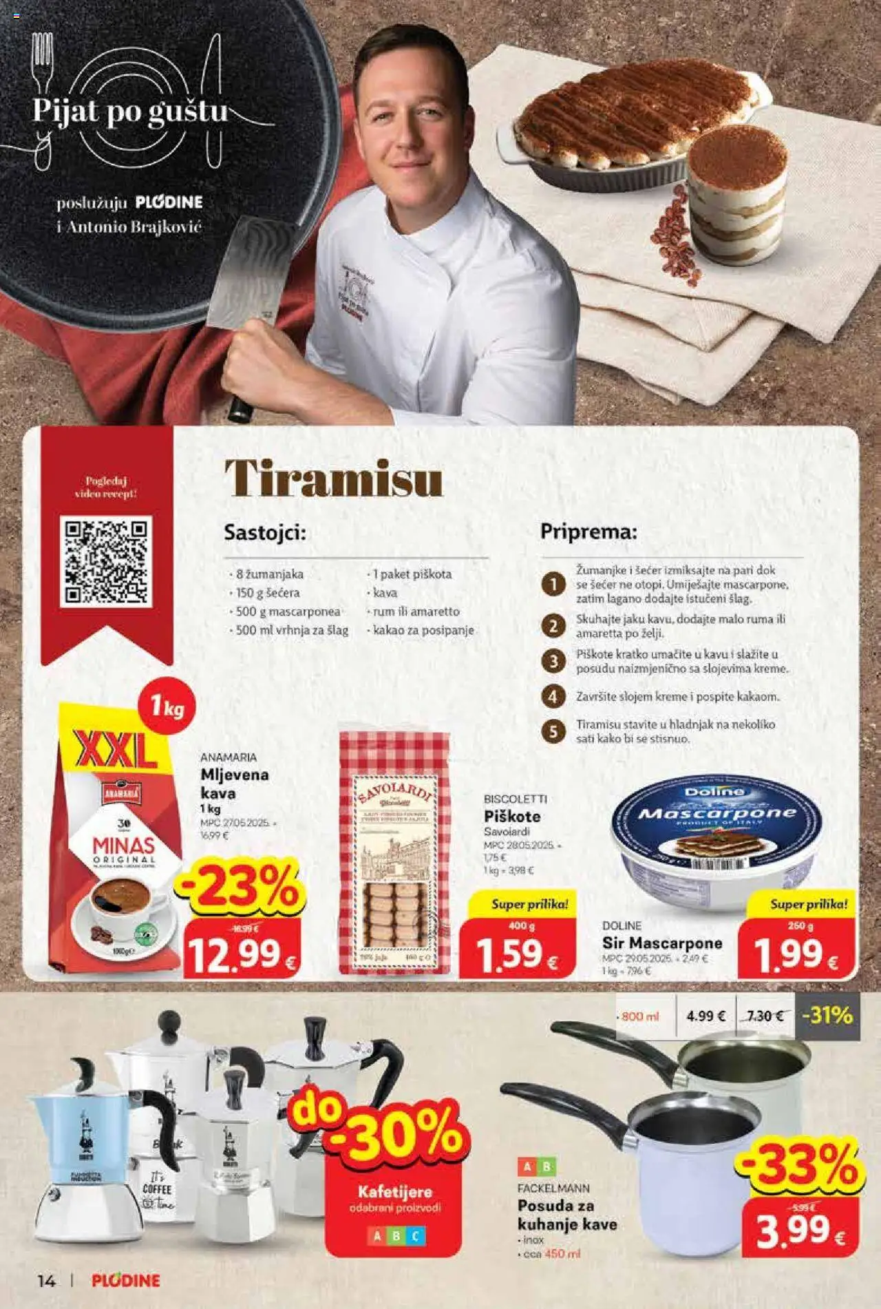 Plodine katalog | vrijedi od 01.10.2025 | Stranica: 14 | Proizvodi: Sir, Kava, Rum, Kakao