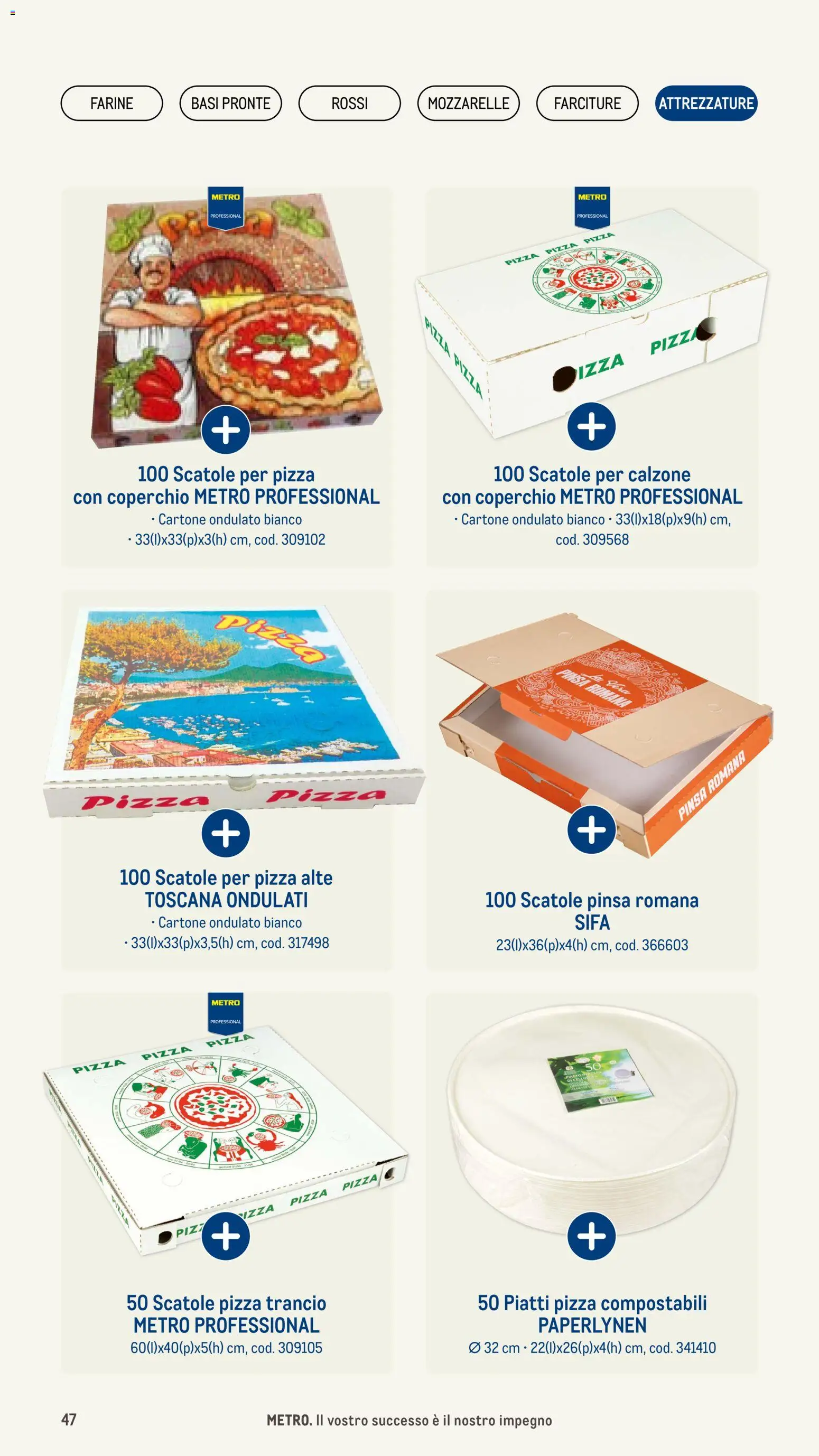 Volantino Metro del 08.01.2026 | Pagina: 47 | Prodotti: Pizza