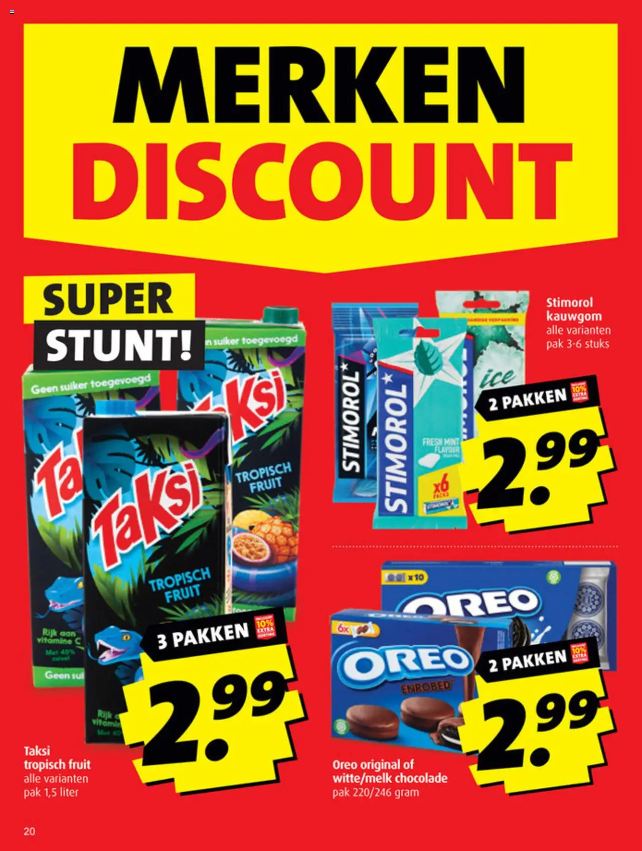  | Pagina: 20 | Producten: Chocolade, Waffelini, Fruit, Vitamine C