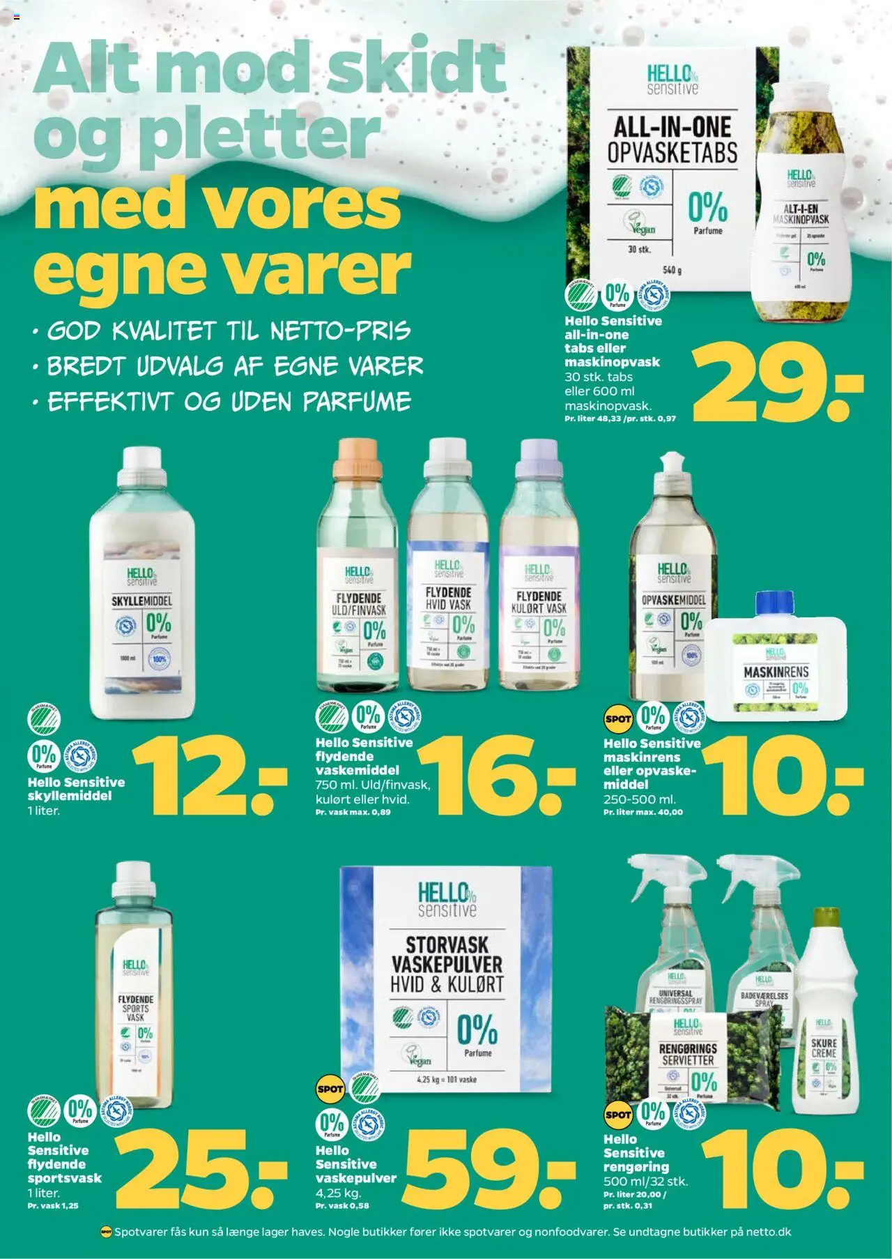 Netto tilbudsavis – gyldig fra 04.10.2025 | Side: 35 | Produkter: Parfume, Vaskepulver, Skyllemiddel, Opvaskemiddel