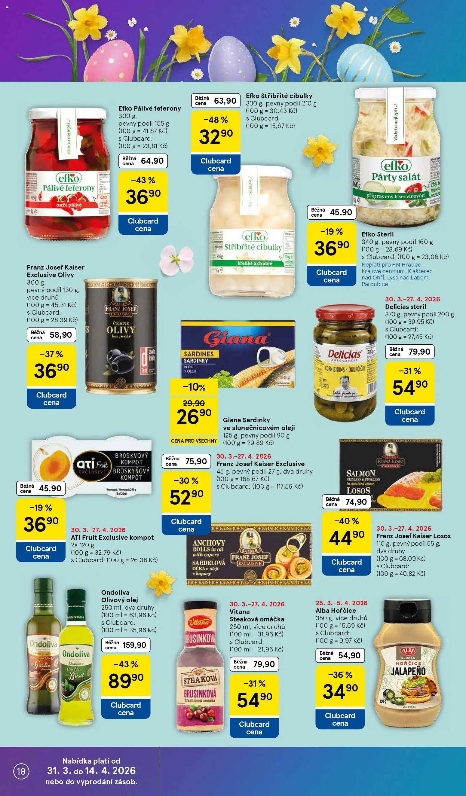 Toto nesmíte zmeškat - aktuální slevy v letáku Tesco 31.03.2026! | Ceská republika