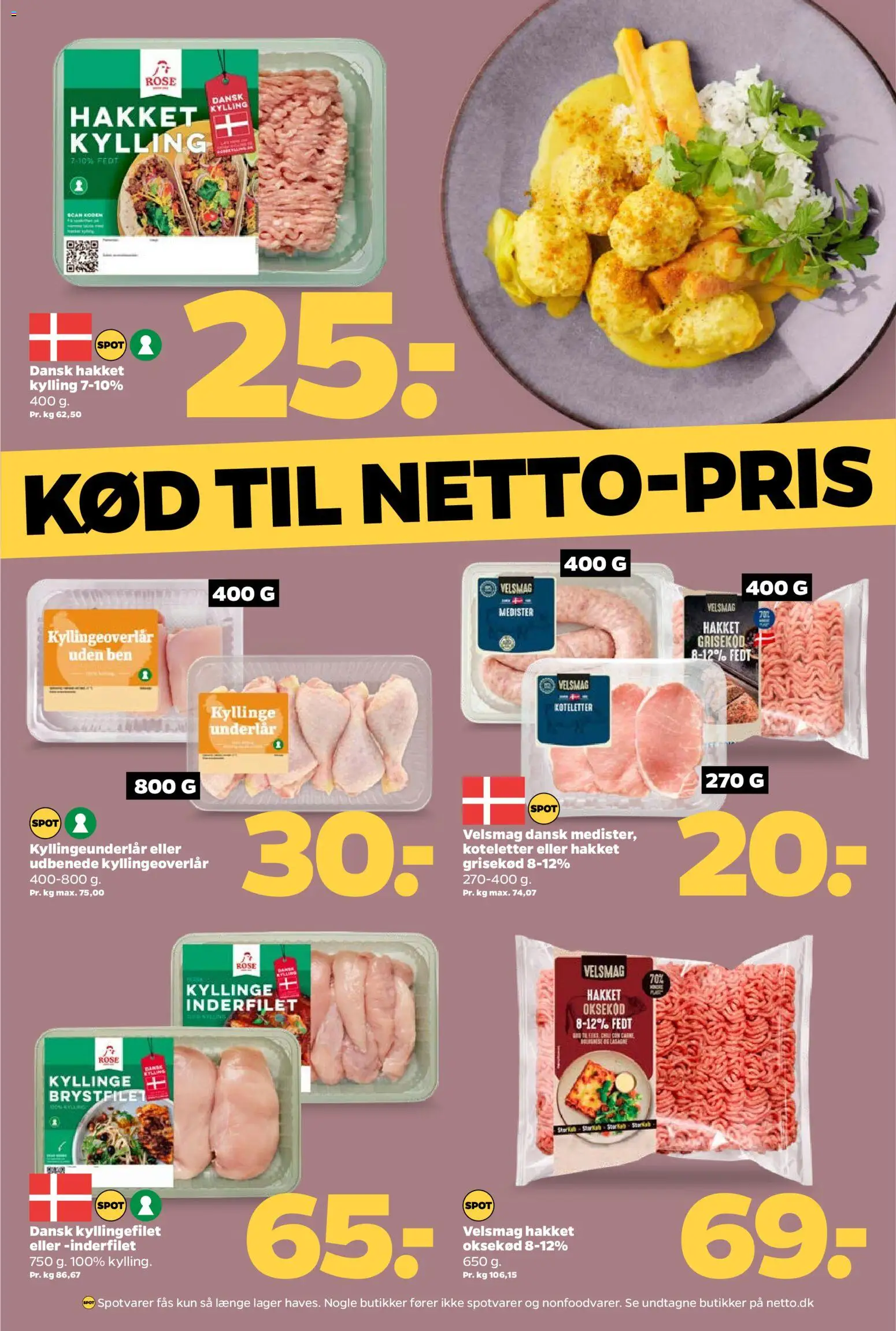Netto tilbudsavis – gyldig fra 13.02.2026 | Side: 11 | Produkter: Koteletter, Oksekød