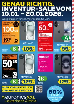 Euronics  Inventur-Sale ab 10.01.2026 gültig