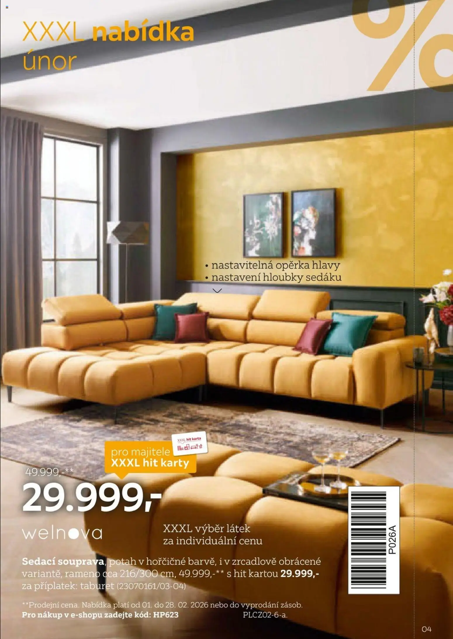 XXXLutz leták - Být věrným zákazníkem se vyplatí od 01.02.2026 | Strana: 4 | Produkty: Taburet, Karty