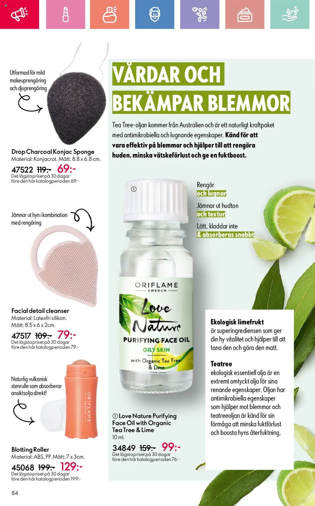 Oriflame reklamblad aktuell från 01.06.2025 | Sida: 84 | Produkter: Olja, Roller, Lime