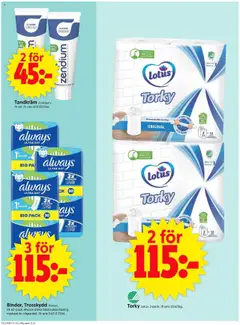 ICA Supermarket reklamblad aktuell från 25.08.2025 | Sida: 16 | Produkter: Trosskydd, Tandkräm