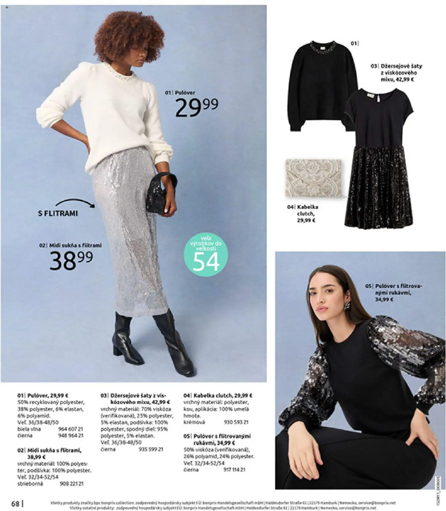 Nové Bonprix akcie – leták je platný od 16.12.2025 | Strana: 70 | Produkty: Šaty, Kabelka