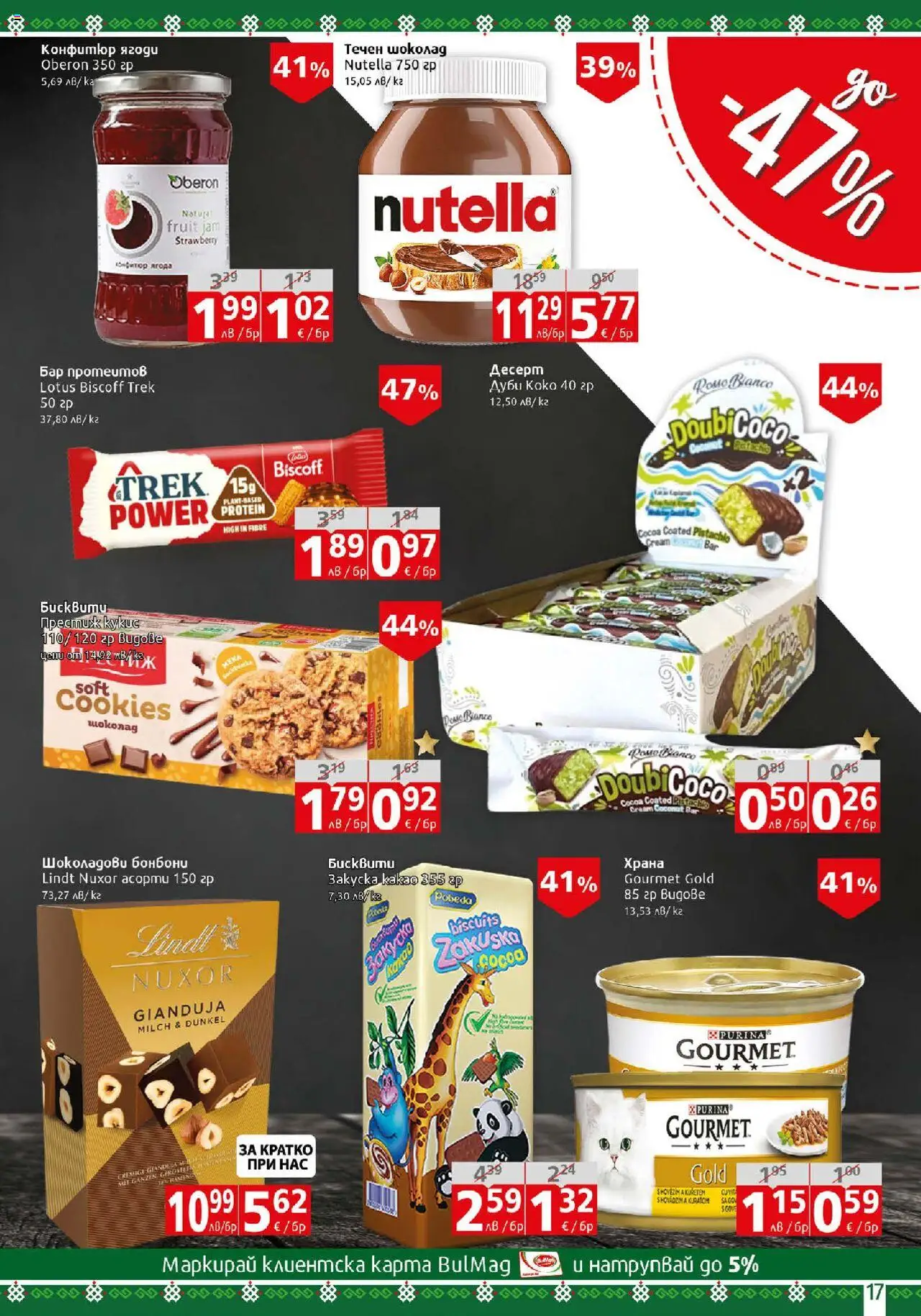  | Страница: 17 | Продукти: Шоколад, Бонбони, Ягоди, Конфитюр