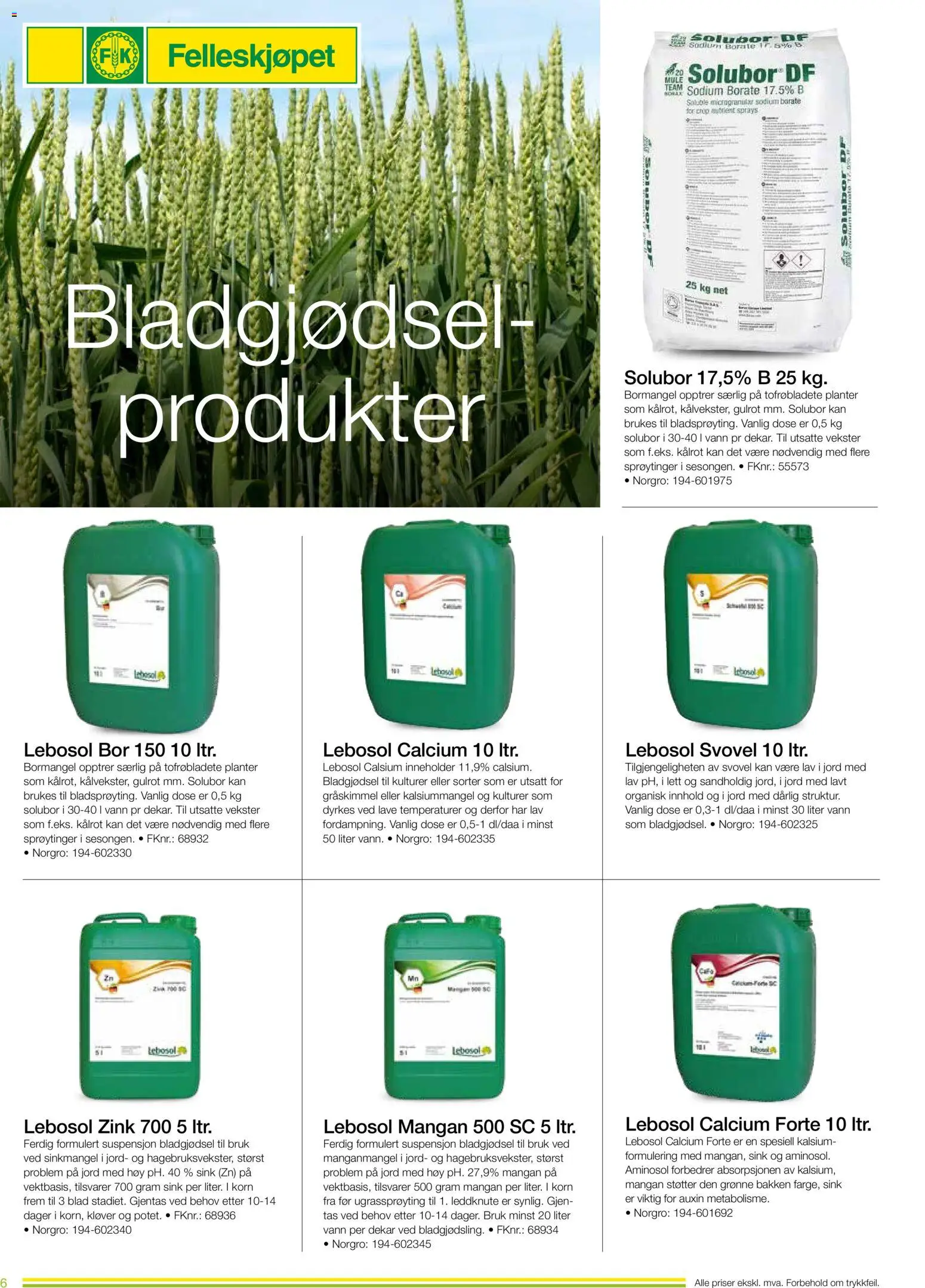 {H1} | Side: 6 | Produkter: Будівельні суміші, Gulrot, Kålrot, Вермішель