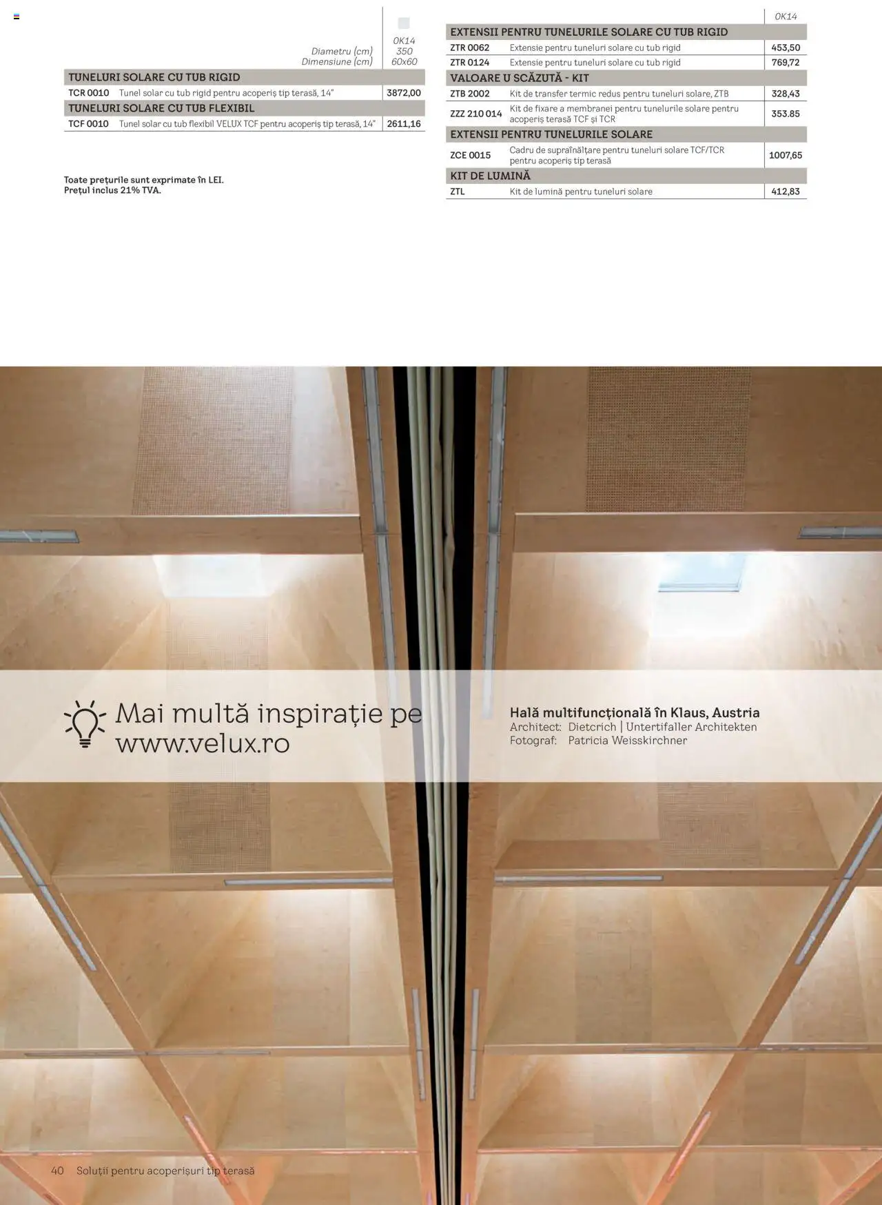 Noul catalog Velux – valabil de la 25.02.2025 | Pagină: 40 | Produse: Telefon