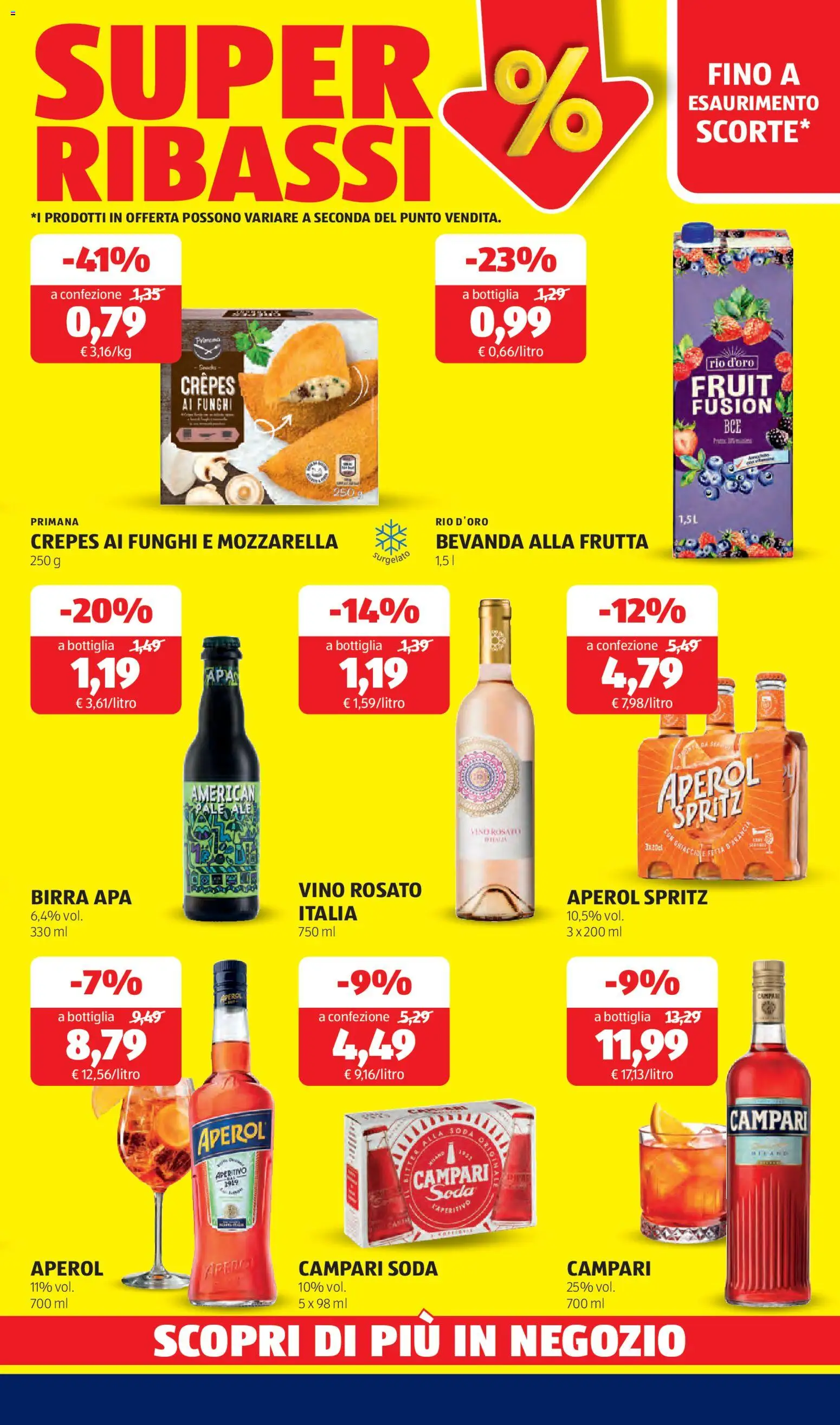 Volantino Aldi del 09.02.2026 | Pagina: 30 | Prodotti: Frutta, Vino, Bottiglia, Aperitivo