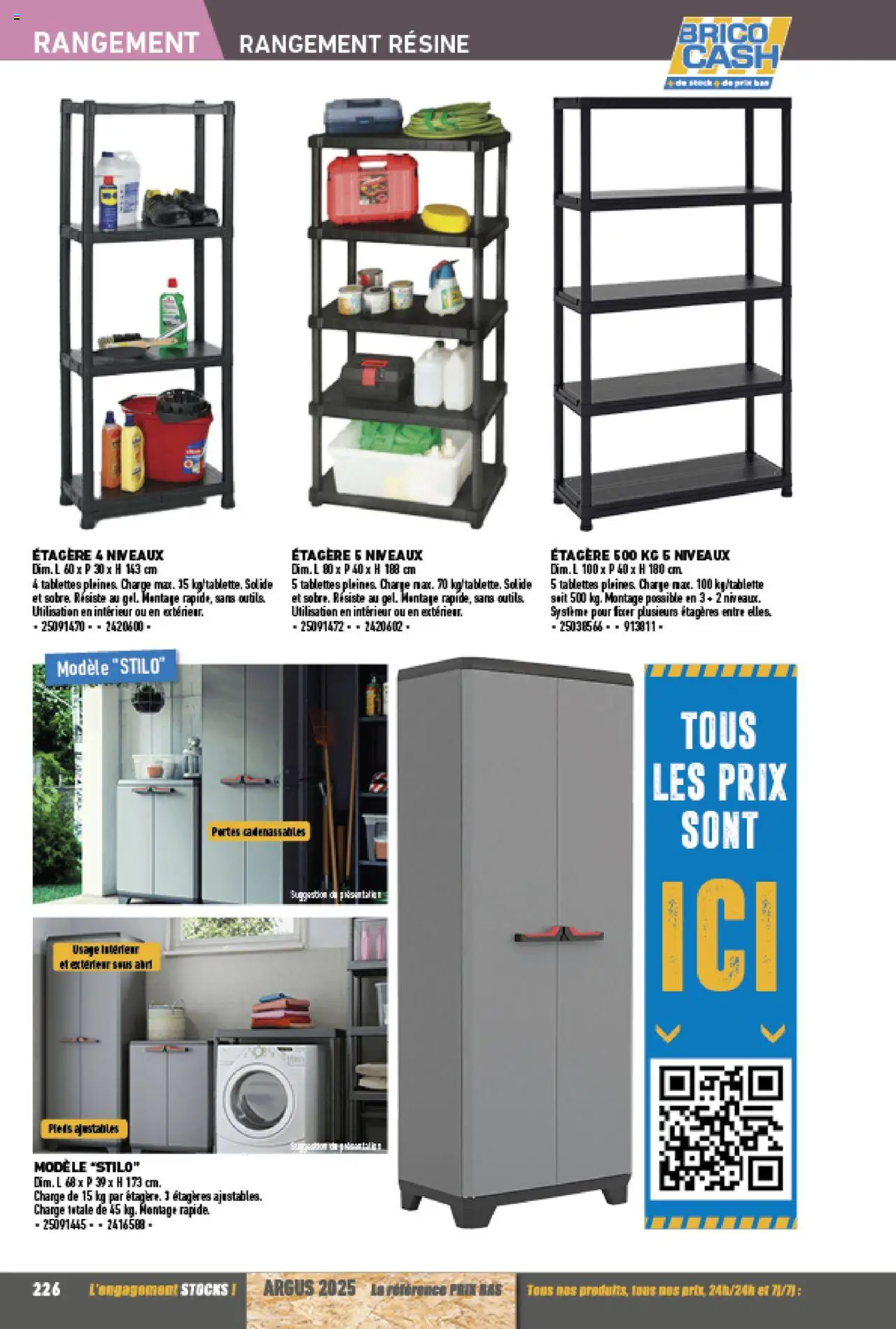 {H1} | Page: 226 | Produits: Étagère