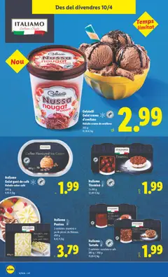 Vista previa Lidl folleto válido desde el 06.04.2026 | Página: 46 | Productos: Café, Crema, Helado, Bizcocho