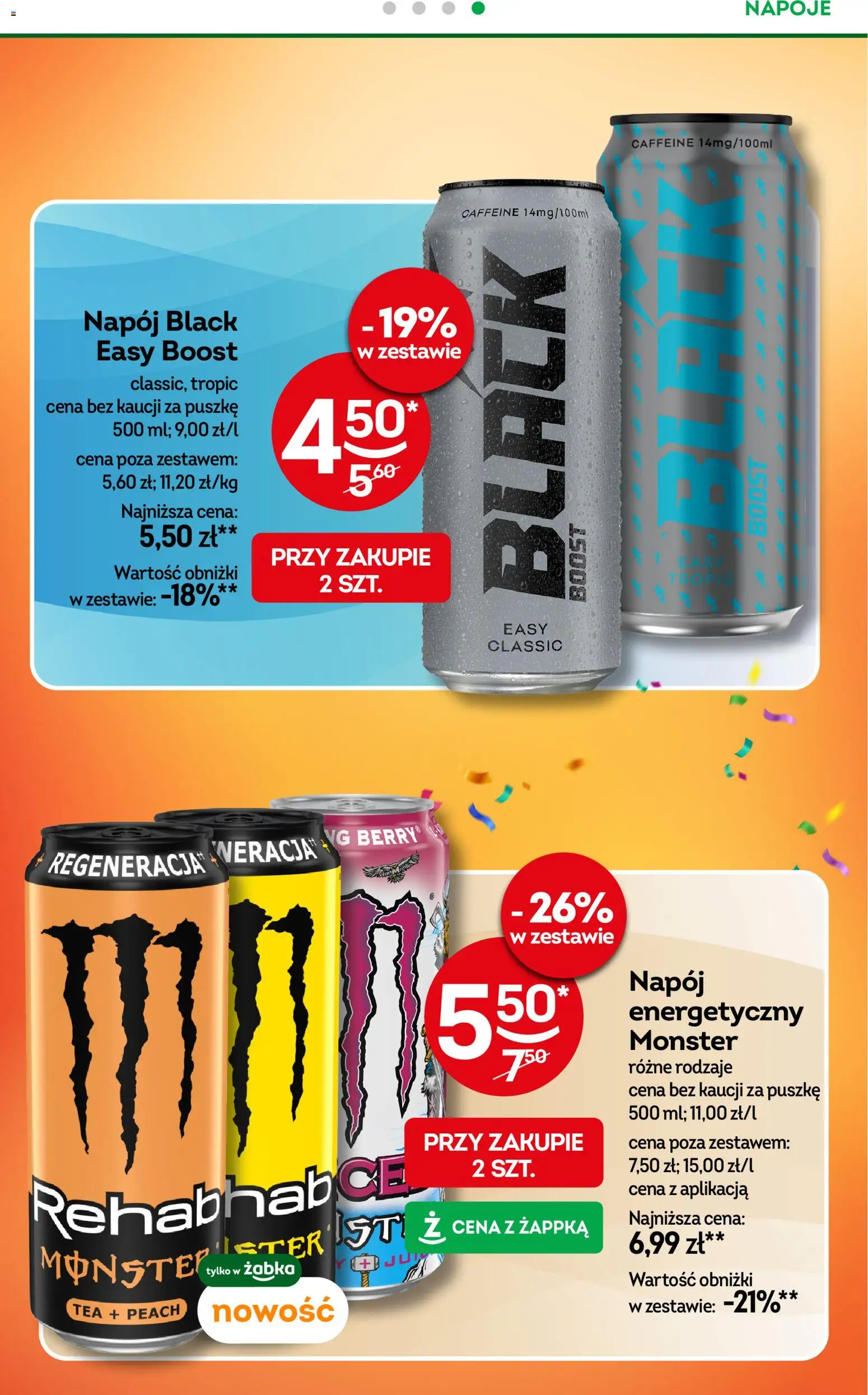 Żabka Gazetka od 28.01.2026 | Strona: 29 | Produkty: Napoje