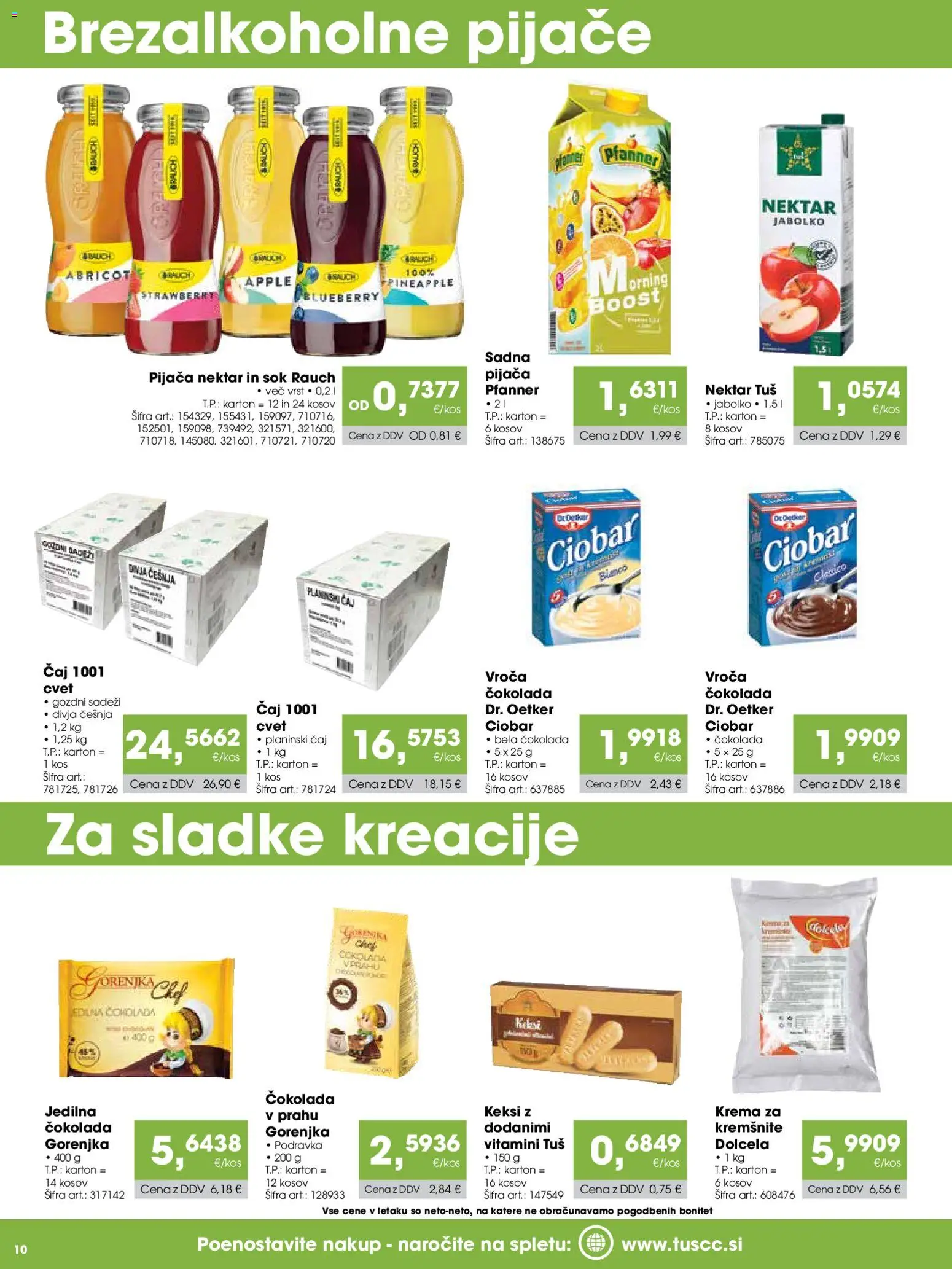 Novi Tuš katalog ponudbe – veljaven od 07.02.2026 | Stran: 10