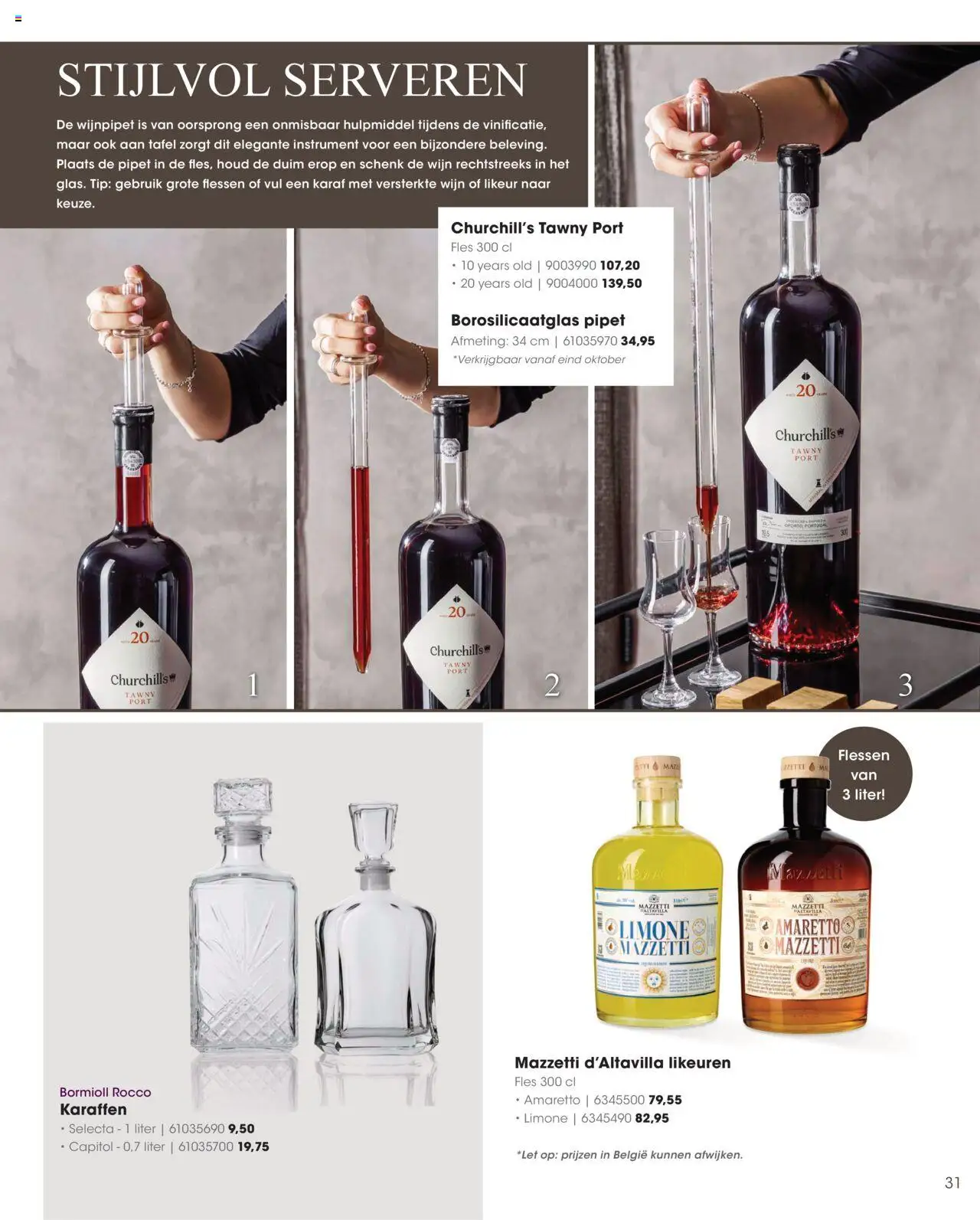 {H1} | Pagina: 31 | Producten: Wijn, Fles, Tafel