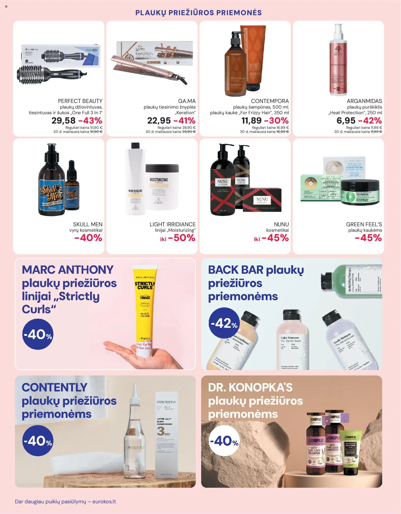 Eurokos akcijos nuo 03.02.2026 | Puslapis: 12 | Prekių: Plaukų kaukė, Kaukė