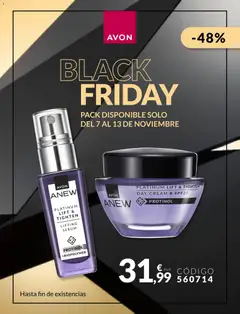 Vista previa Avon - Black Friday válido desde el 07.11.2025