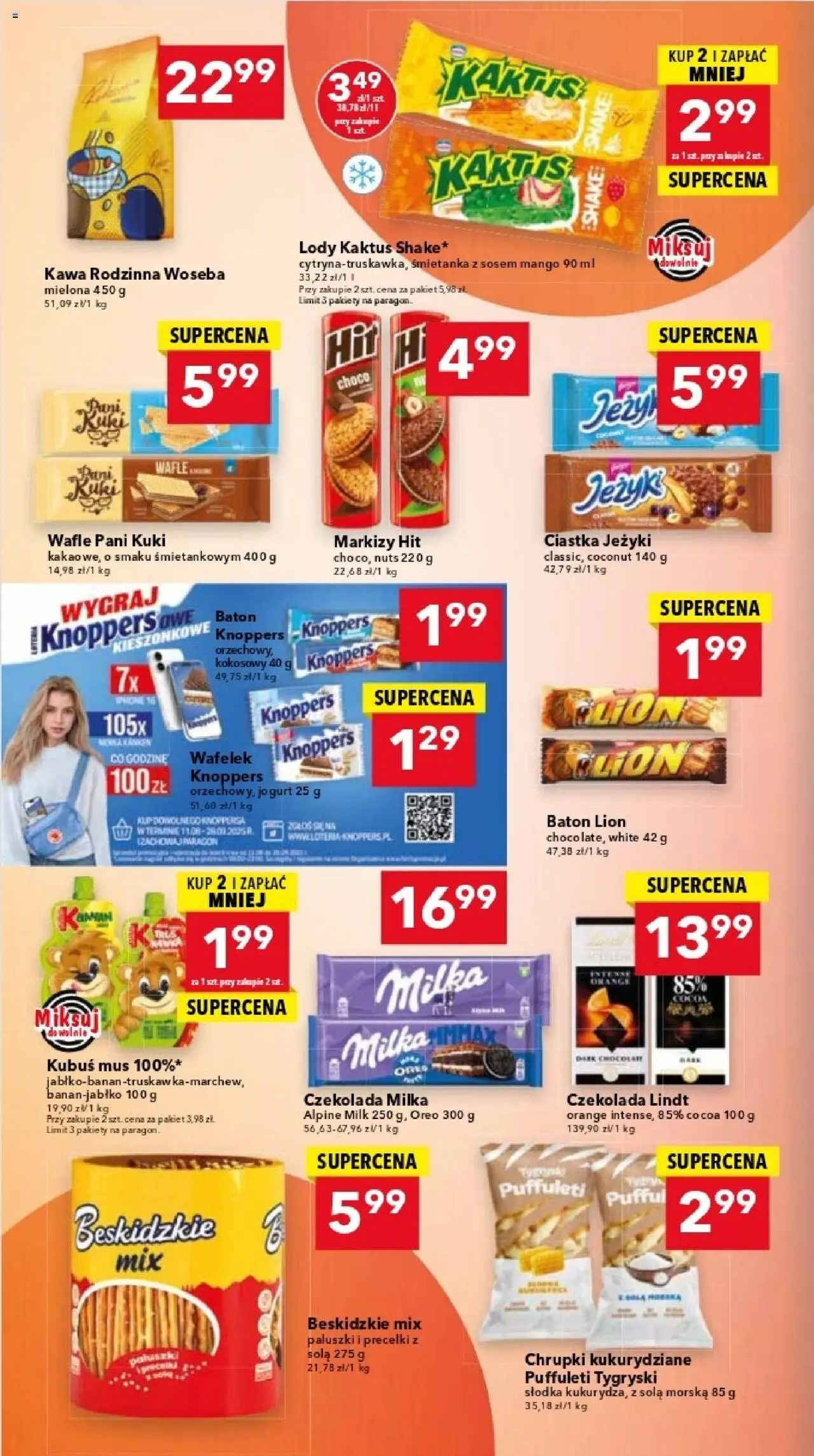 Lewiatan gazetka - Warszawa od 11.09.2025 | Strona: 6 | Produkty: Milka, Baton, Kawa, Czekolada