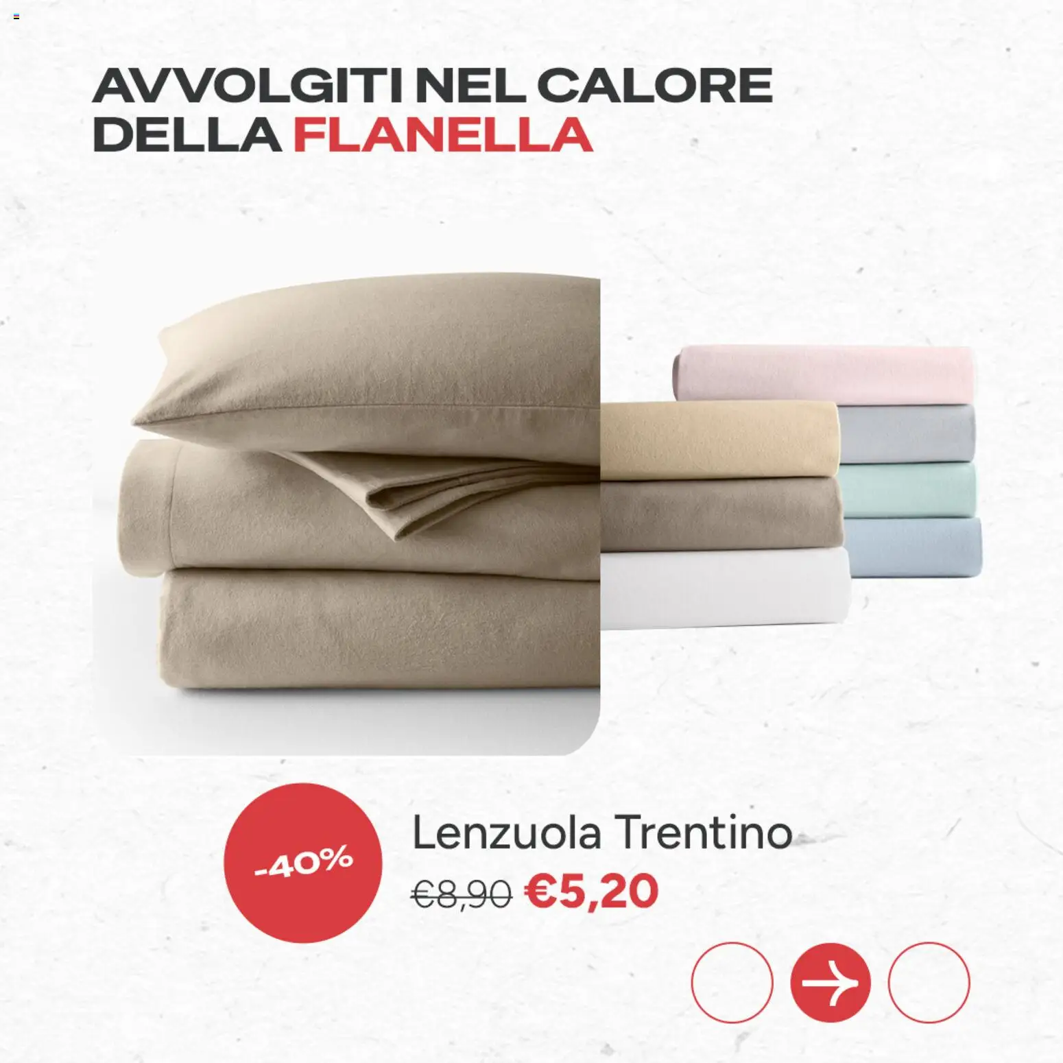 Volantino Max Factory del 19.01.2026 | Pagina: 3 | Prodotti: Lenzuola