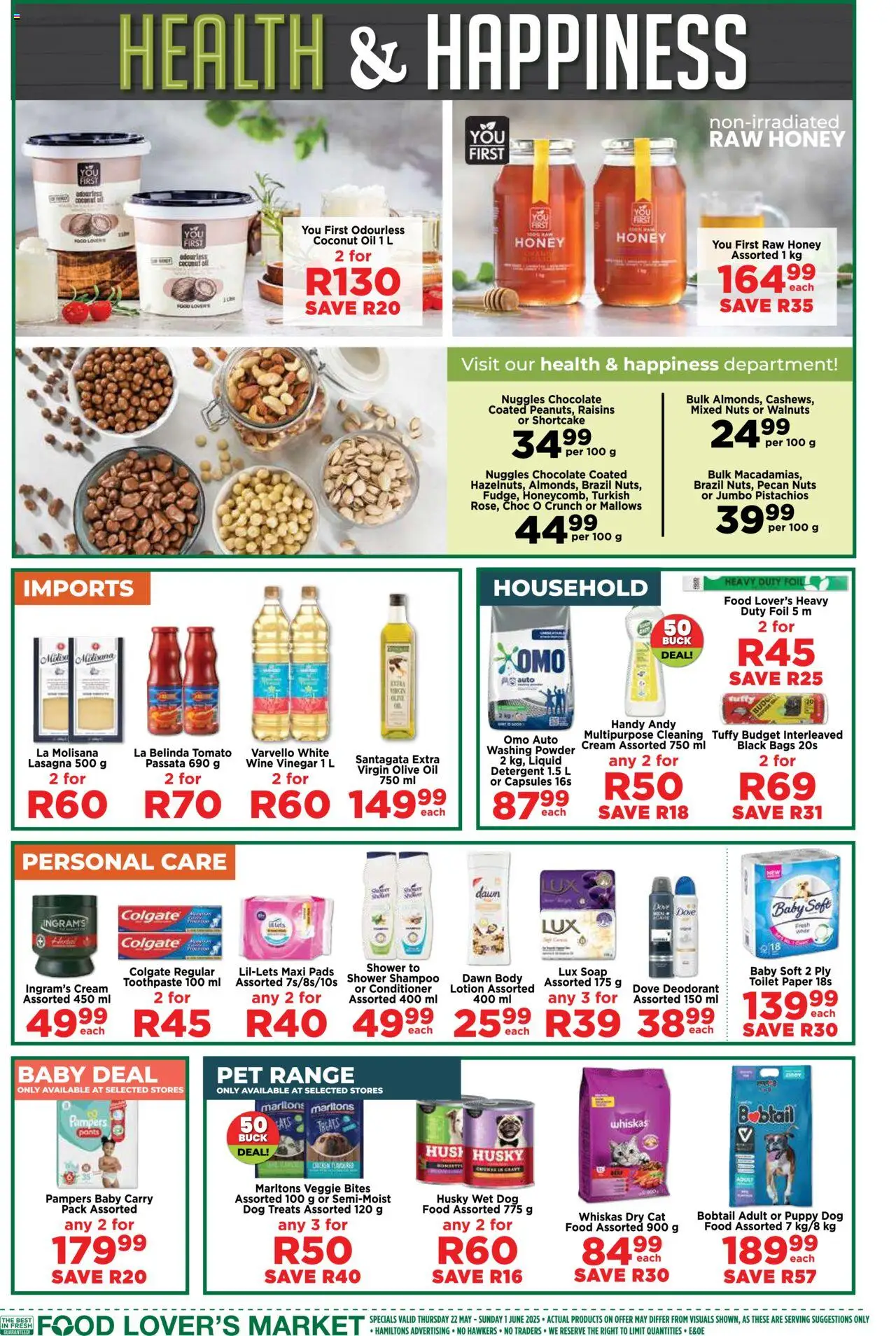 Food Lover's Market Western Cape - For The Love of Value │ valid from 22.05.2025 | Page: 10 | Products: Pads, Black bags, Chocolate, Wine