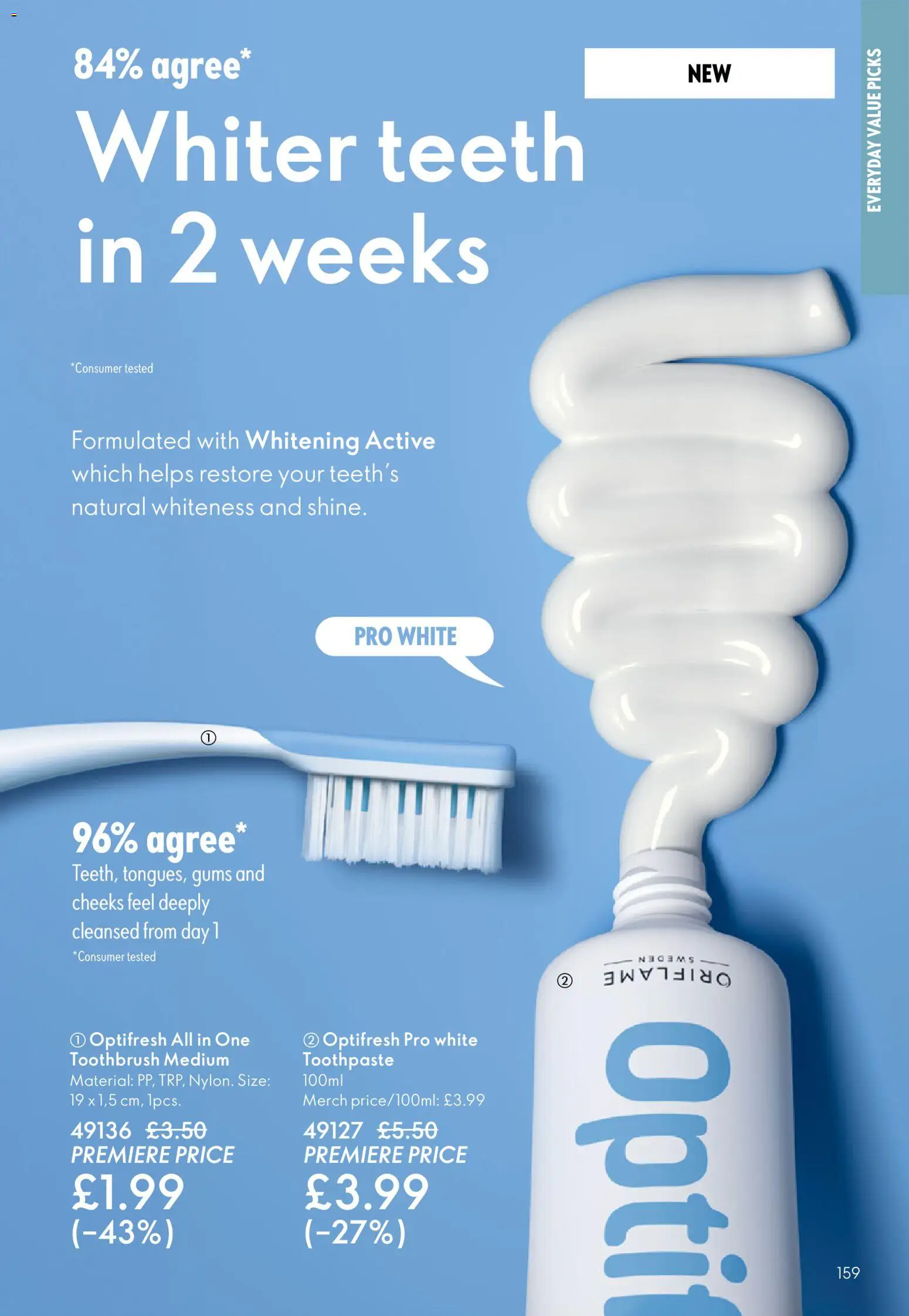 {H1} | Page: 159 | Products: Toothpaste