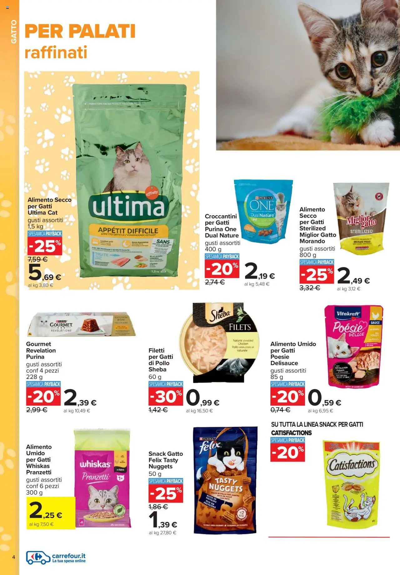 Volantino Carrefour del 08.10.2025 | Pagina: 4 | Prodotti: Pollo, Nuggets, Salsa
