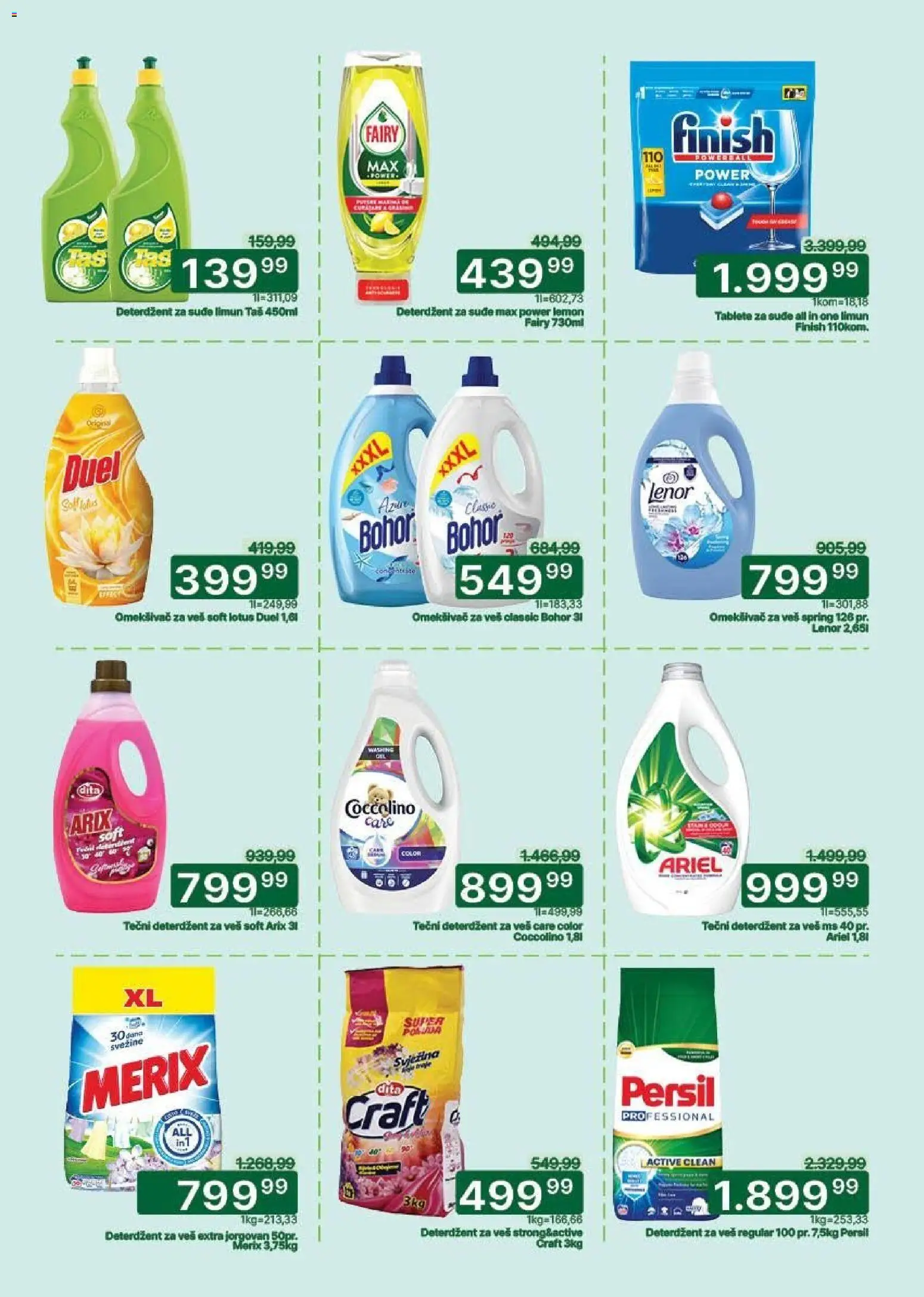 Univerexport katalog - važi od 30.03.2026 | Strana: 28 | Proizvode: Deterdžent, Tečni deterdžent, Persil, Omekšivač za veš