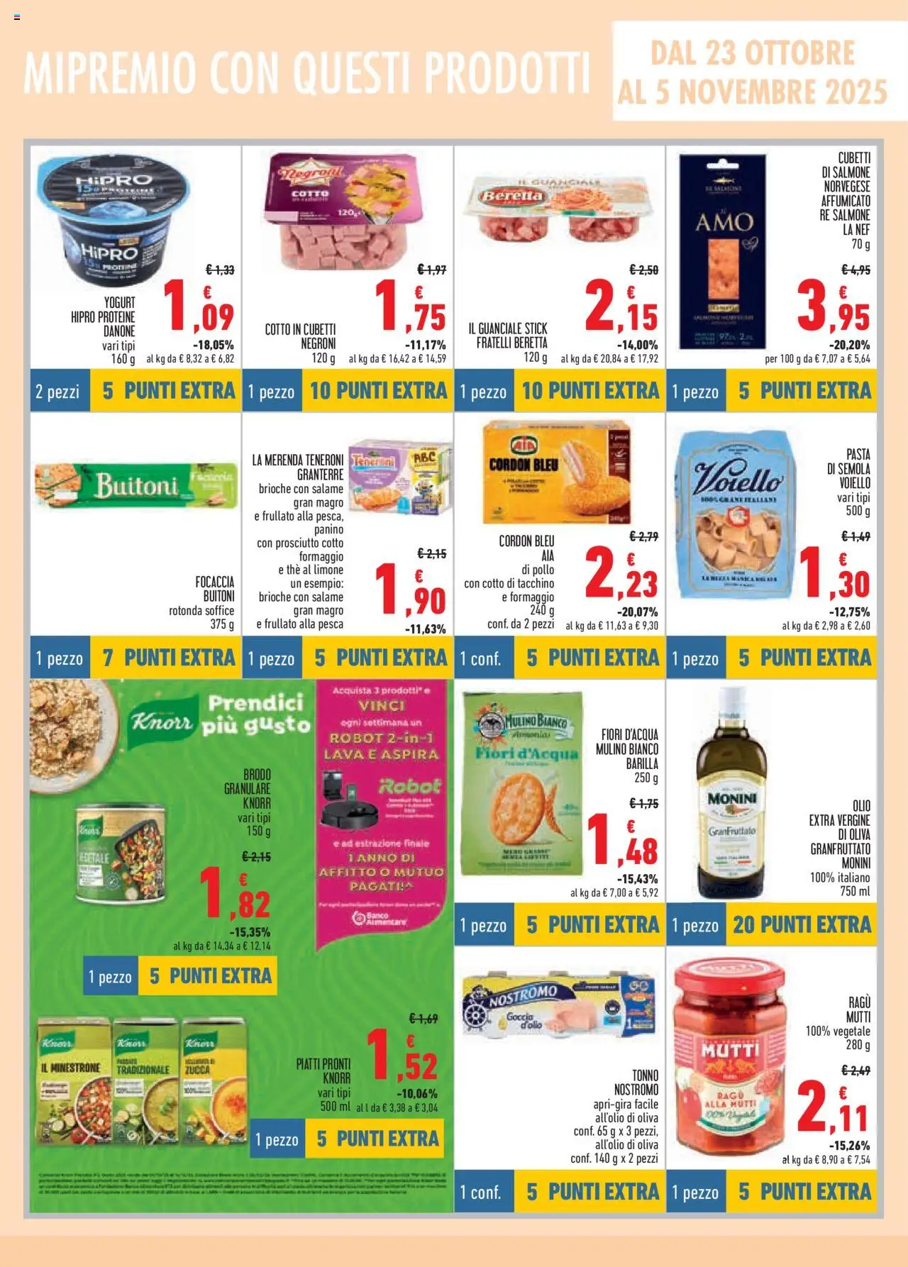 Volantino Conad del 09.10.2025 | Pagina: 9 | Prodotti: Tacchino, Olive, Pesca, Crackers