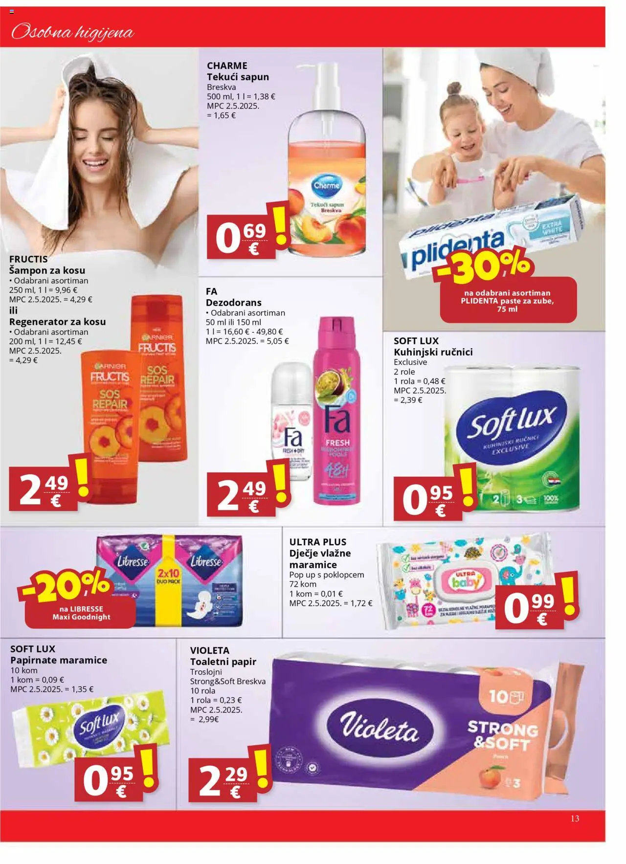 Ultra Gros katalog | vrijedi od 08.10.2025 | Stranica: 13 | Proizvodi: Šampon, Sapun, Violeta, Garnier