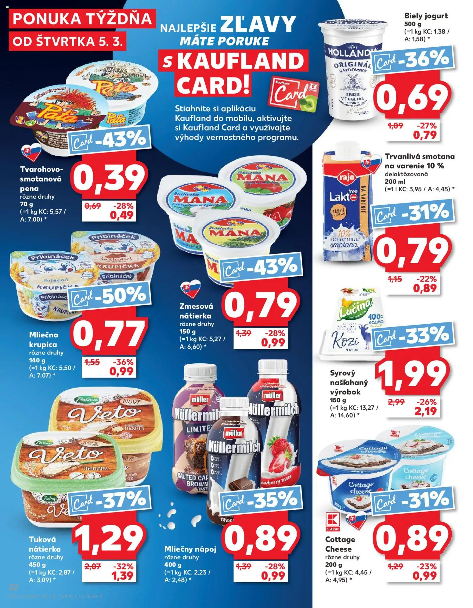 Nové Kaufland akcie – leták je platný od 05.03.2026 | Strana: 22