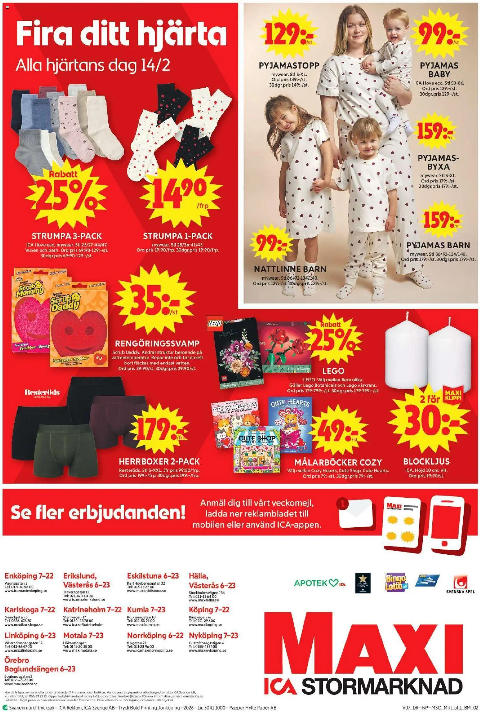 ICA Maxi reklamblad aktuell från 09.02.2026 | Sida: 12