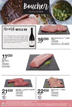 Monoprix - Prévisualisation de Monoprix catalogue valide à partir de 24.03.2026 | Page: 23 | Produits: Agneau, Viande, Vin, Filet mignon