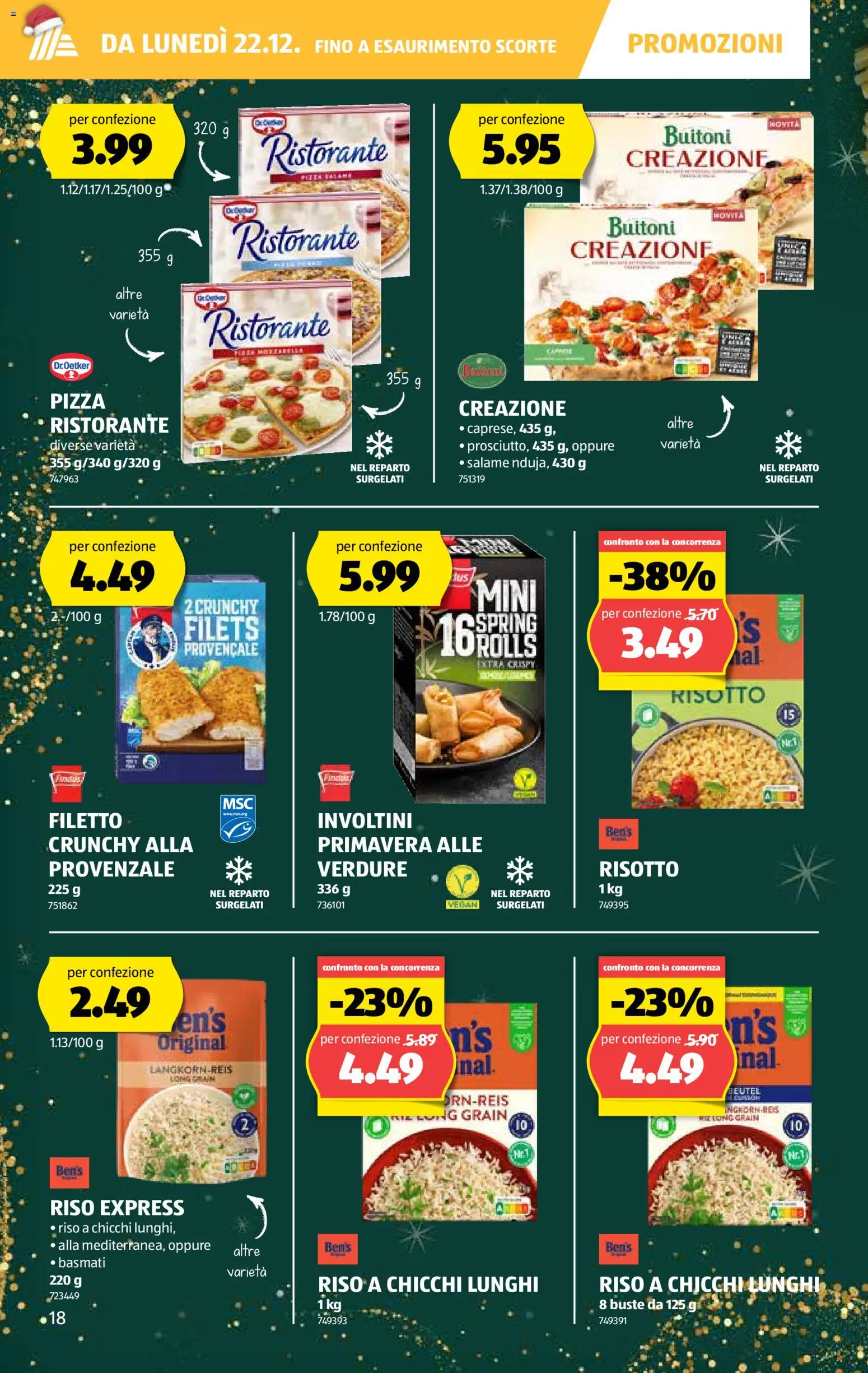 Aldi Aktionen IT – gültig ab 18.12.2025 | Seite: 19 | Produkte: Pizza