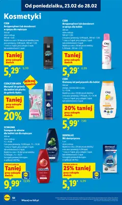 Pogląd oferty "CIEN Kremowy żel pod prysznic dla kobiet, Creamy shower gel for women, 500 ml, orange, coconut or creamy." - ważna od 23.02.2026 | Strona: 50 | Produkty: Maszynki do golenia, Szampon, Dezodorant, Antyperspirant