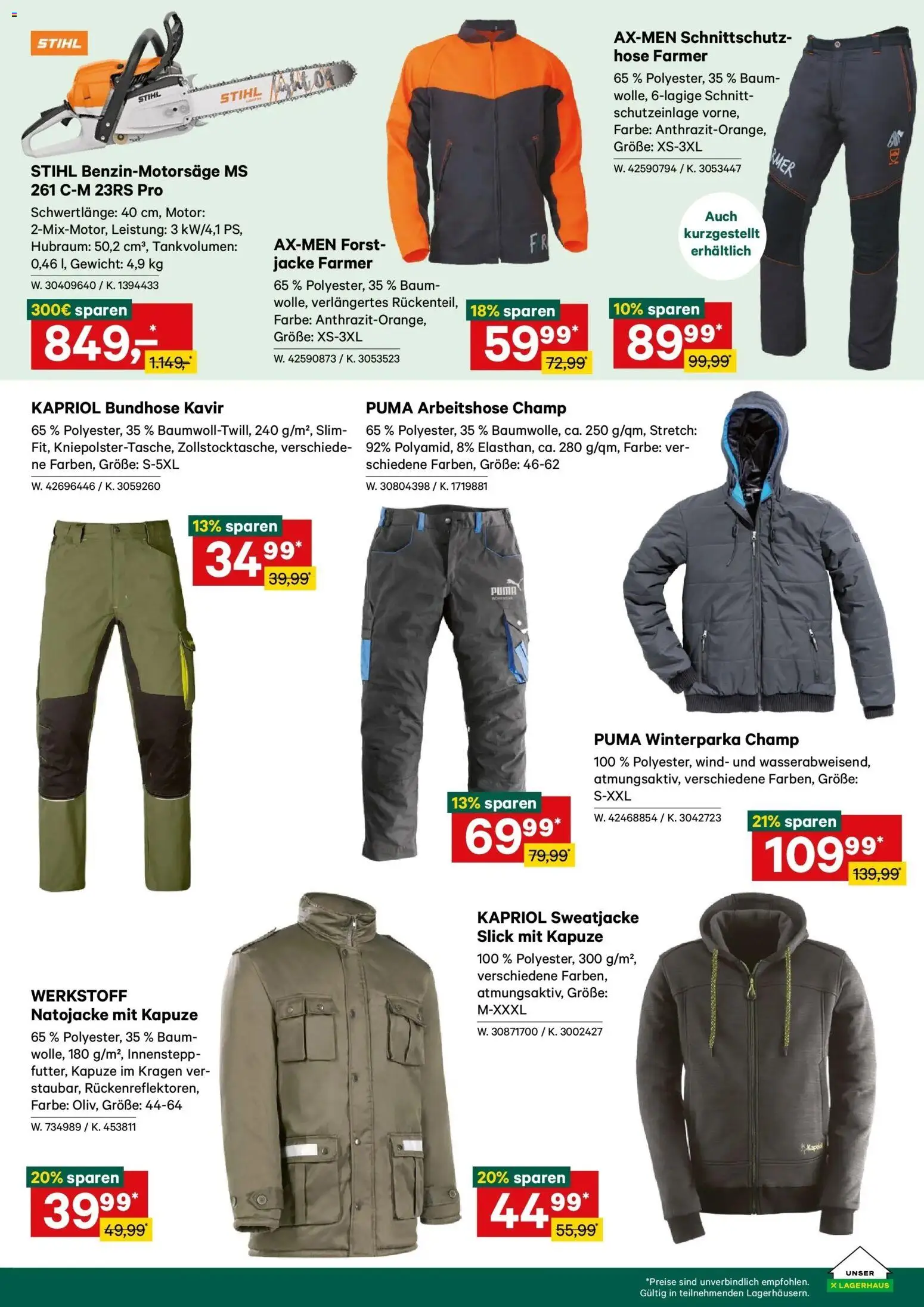 Lagerhaus Wochenangebote gültig ab 19.01.2026 | Seite: 5 | Produkte: Jacke, Hose, Gewicht