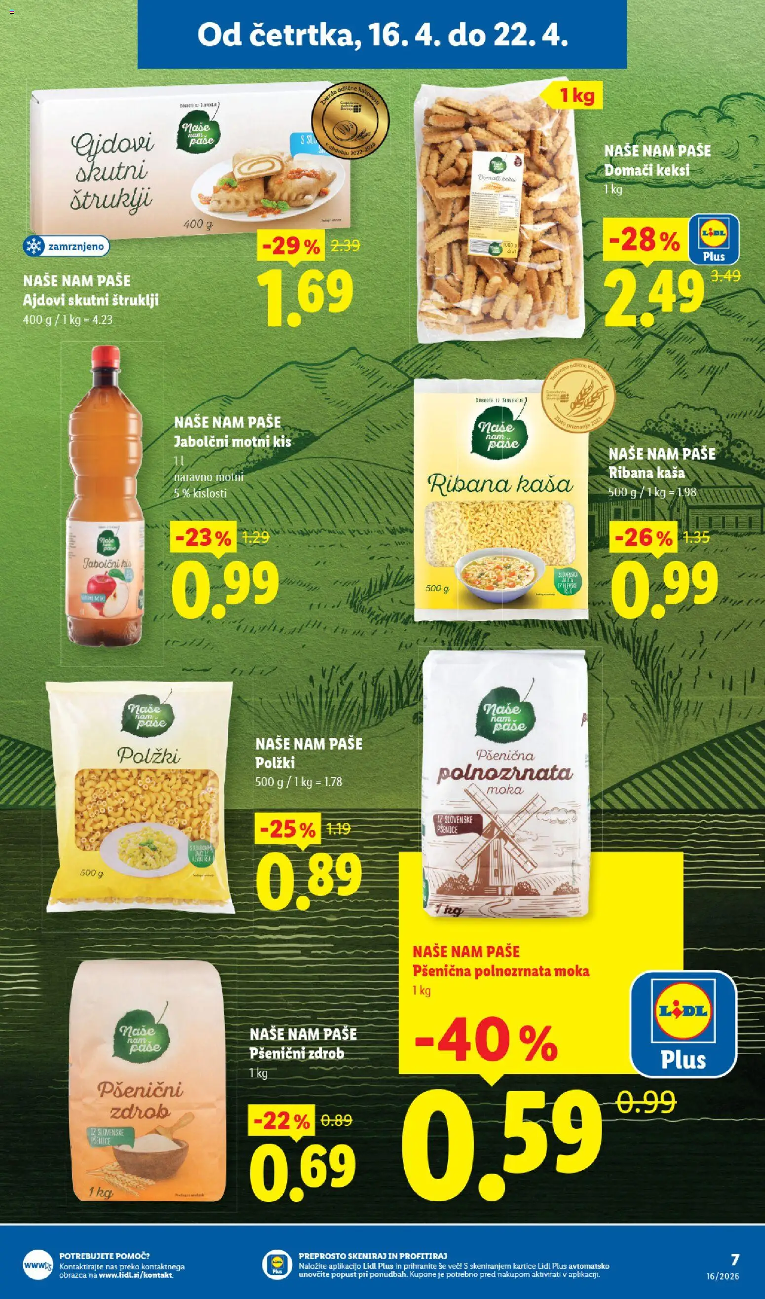 Novi Lidl katalog ponudbe – veljaven od 16.04.2026 | Stran: 7