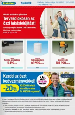 Praktiker Akciós újság - amely érvényes a következő dátumtól: 07.10.2025