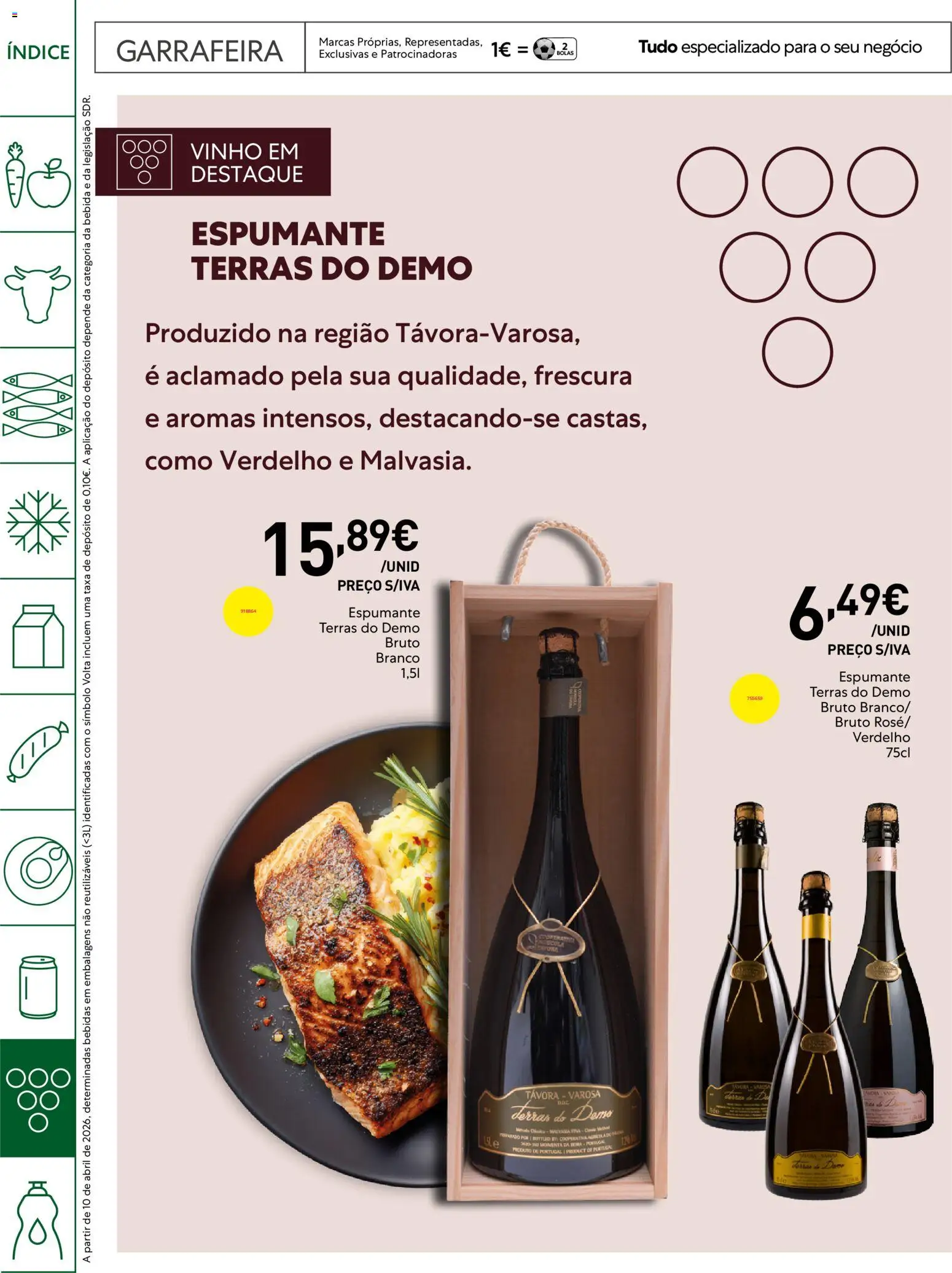 Recheio - Horeca Bons Negócios Madeira │ válido de 14.04.2026 | Página: 28 | Produtos: Espumante, Vinho, Bebida