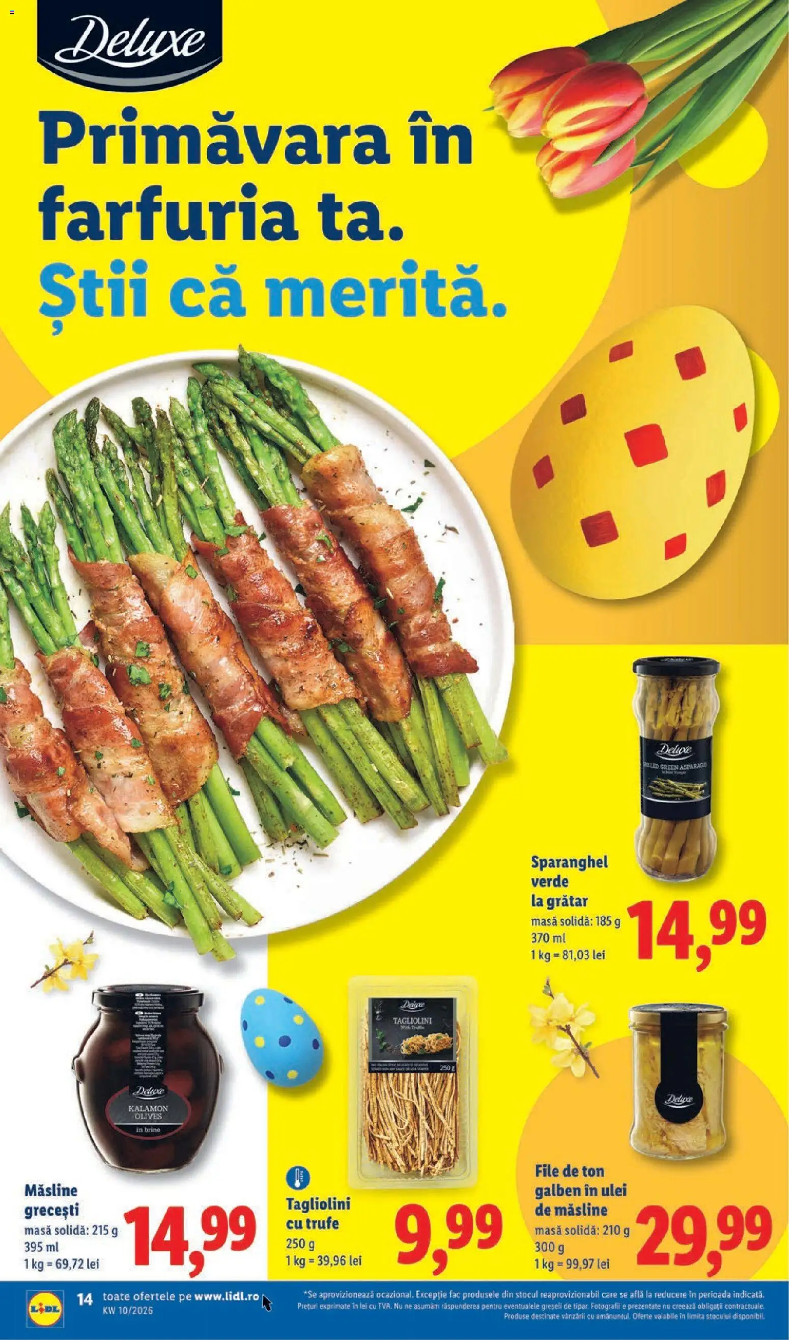 Noul catalog Lidl – valabil de la 02.03.2026 | Pagină: 14 | Produse: Grătar, Masă, Măsline, Ulei